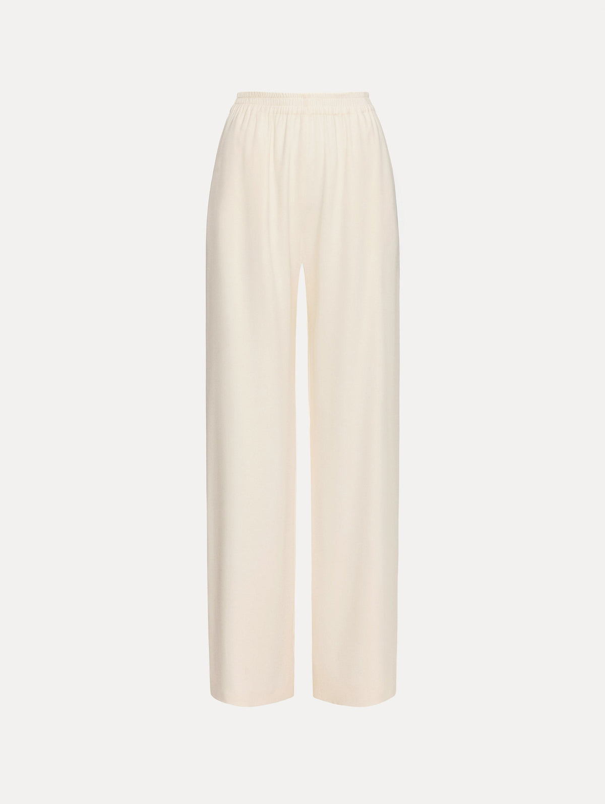 Oscar de la Renta Silk Georgette Wide Leg Pant