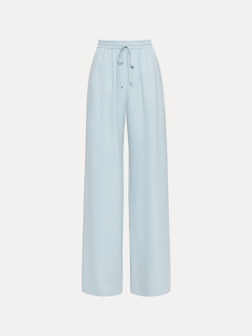 Oscar de la Renta Silk Georgette Drawstring Pant