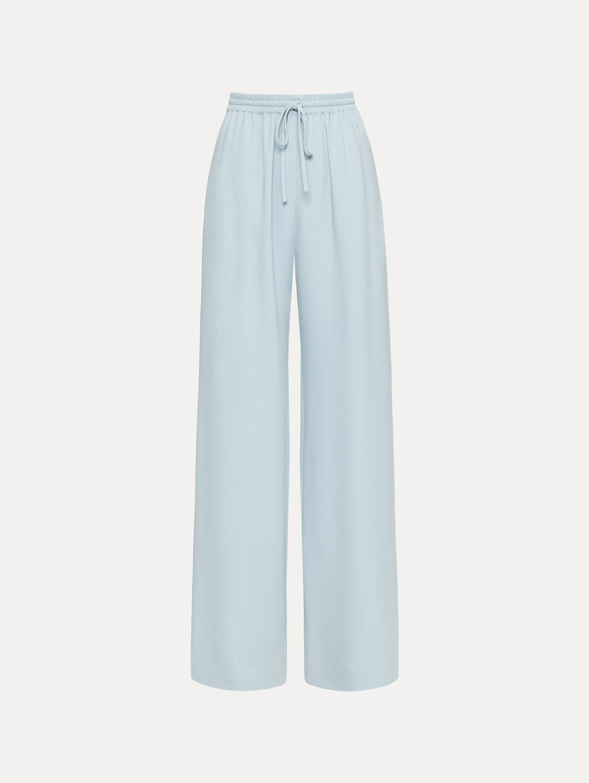Oscar de la Renta Silk Georgette Drawstring Pant