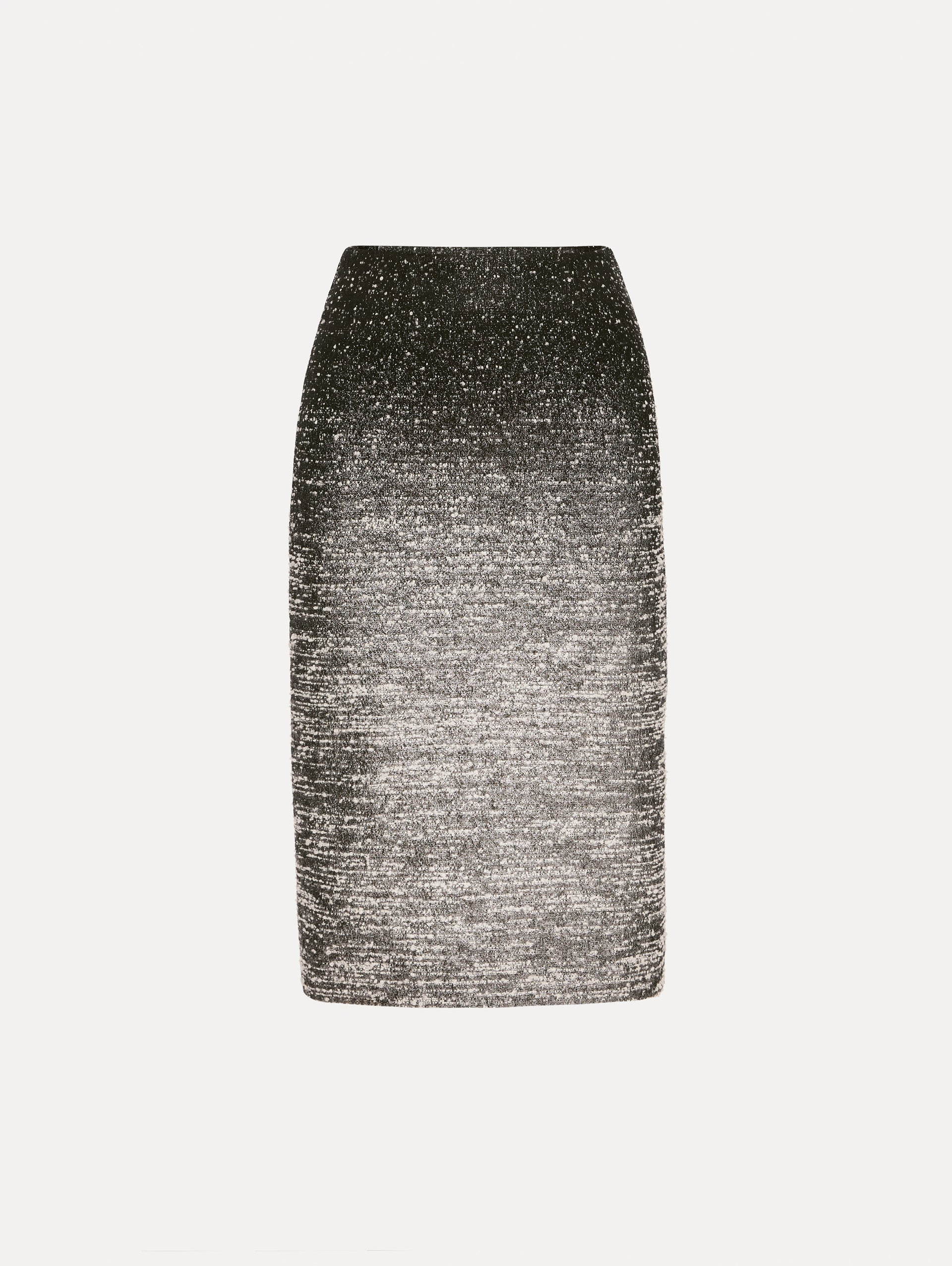 Oscar de la Renta Ombré Lurex Bouclé Jacquard Skirt