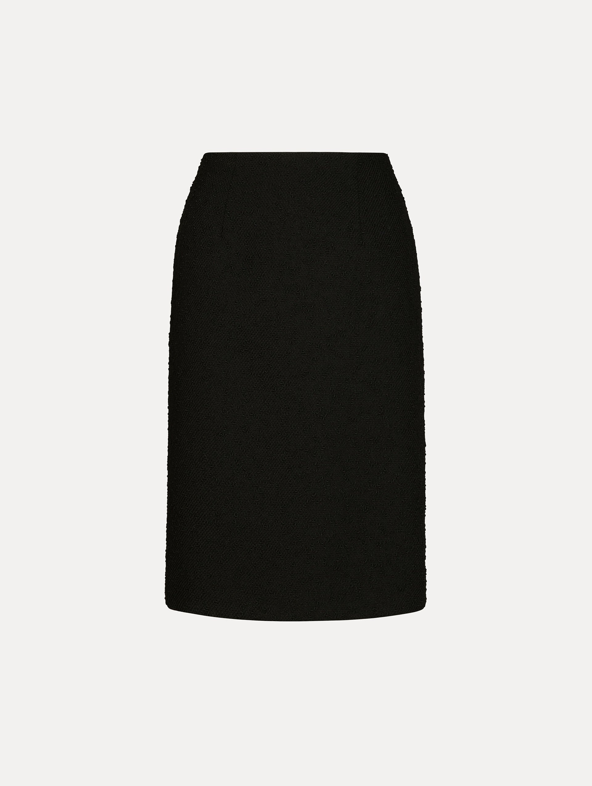 Oscar de la Renta Wool Tweed Pencil Skirt