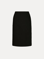 Oscar de la Renta Wool Tweed Pencil Skirt