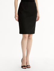 Oscar de la Renta Wool Tweed Pencil Skirt