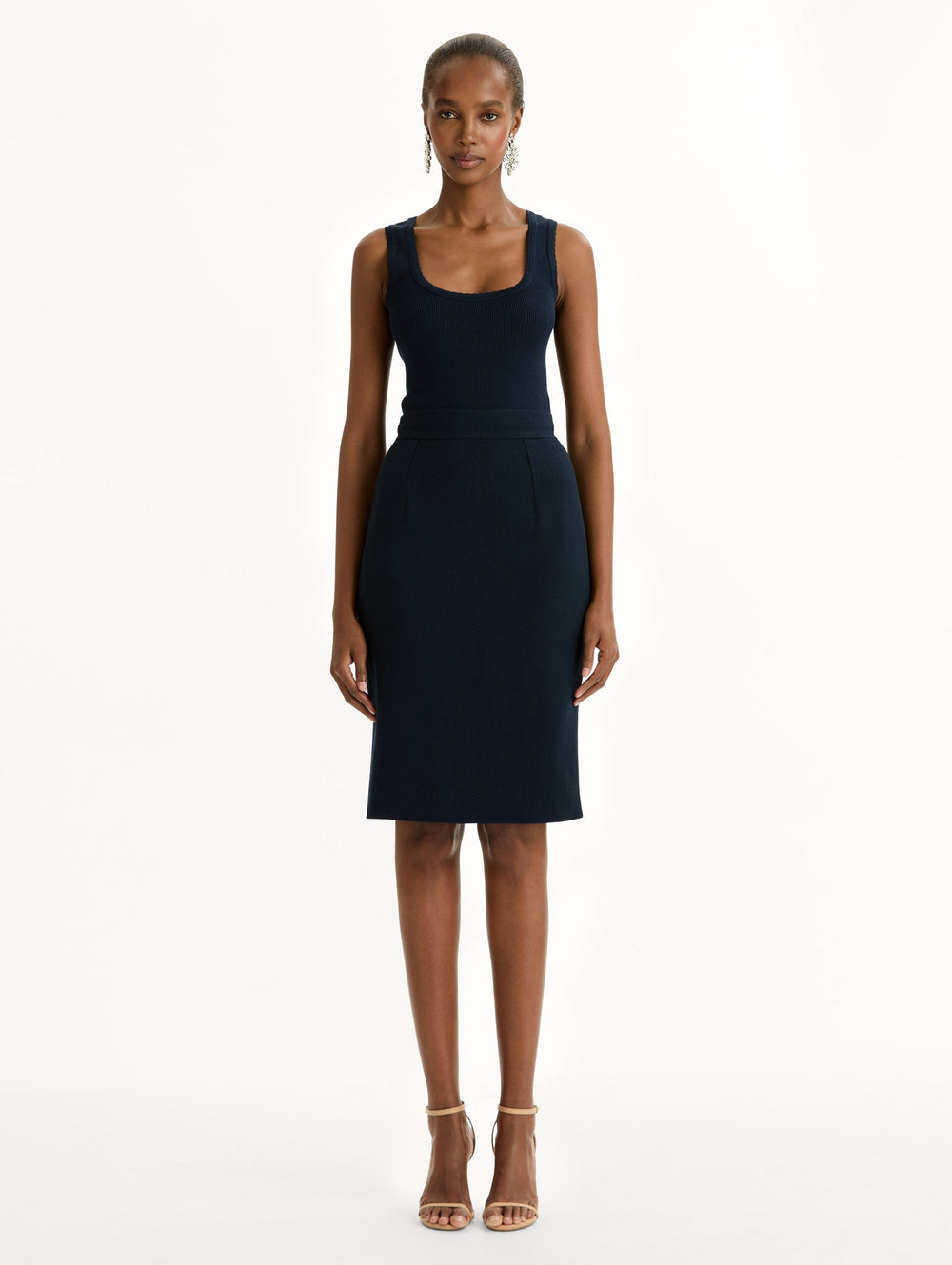 Oscar de la Renta Wool-Blend Pencil Skirt
