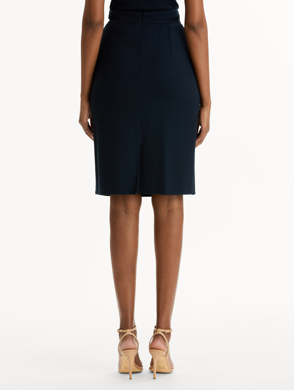 Oscar de la Renta Wool-Blend Pencil Skirt