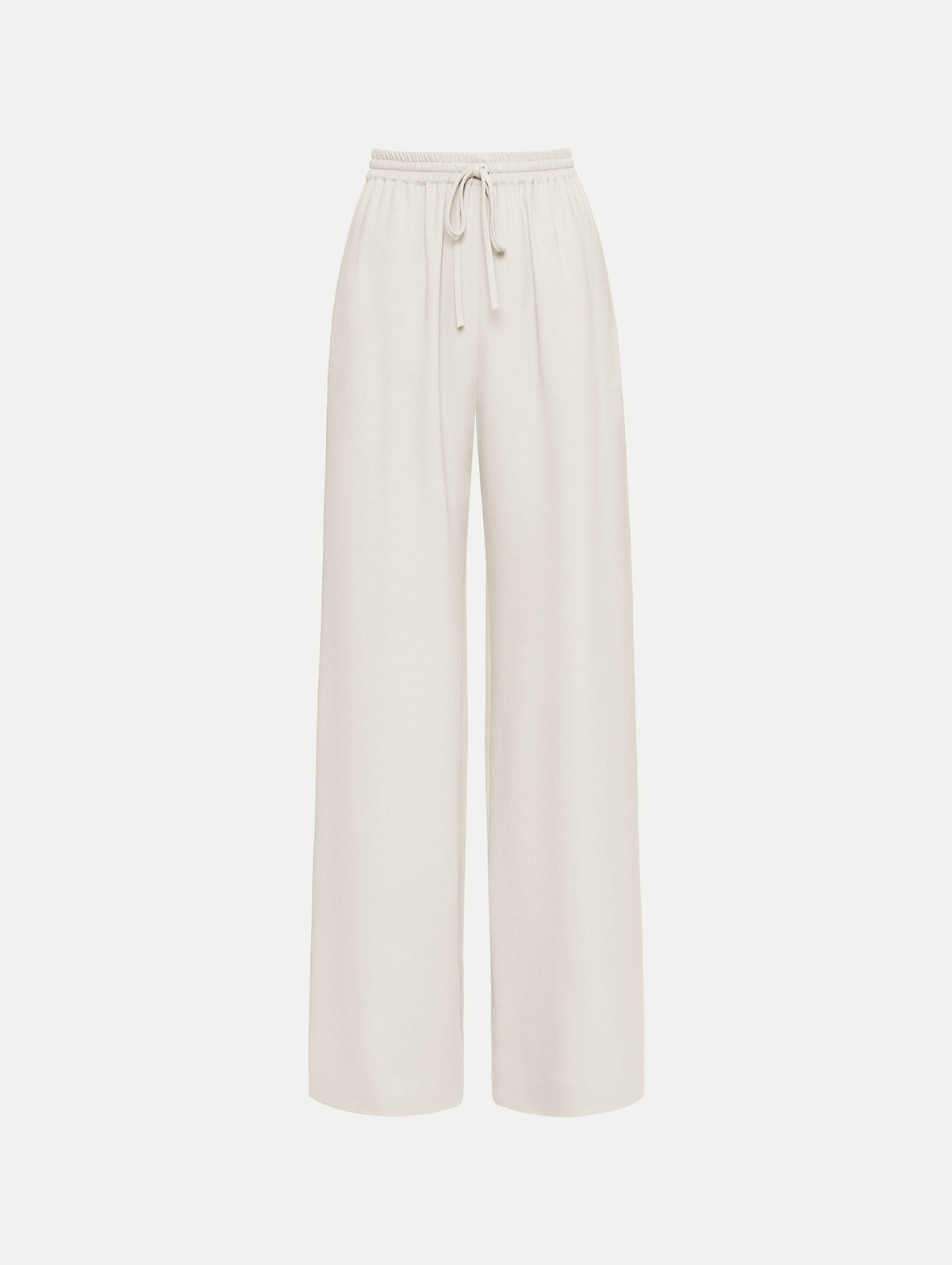 Oscar de la Renta Silk Georgette Drawstring Pant