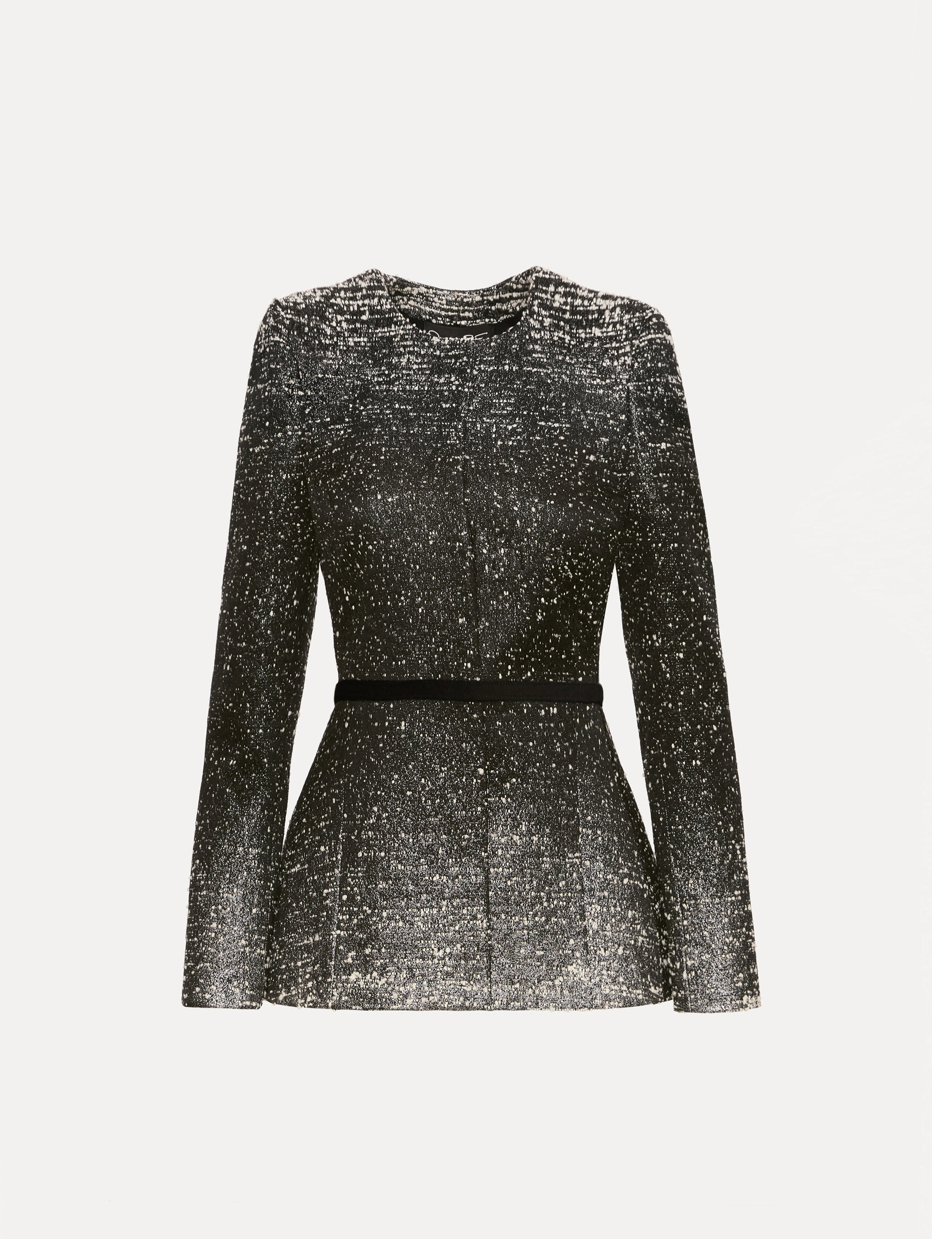 Oscar de la Renta Ombré Lurex Bouclé Jacquard Jacket