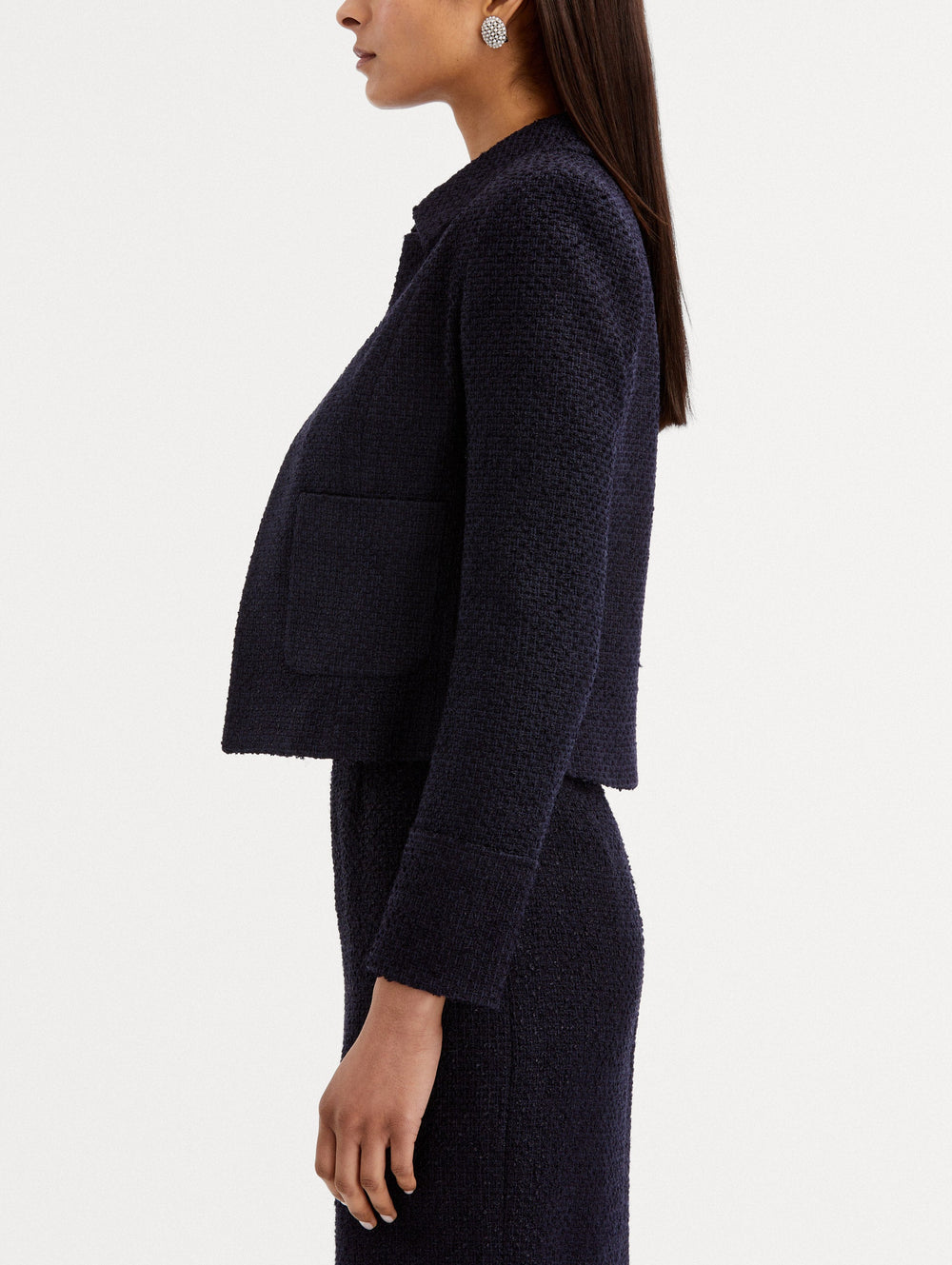 Oscar de la Renta Boucle Tweed Jacket