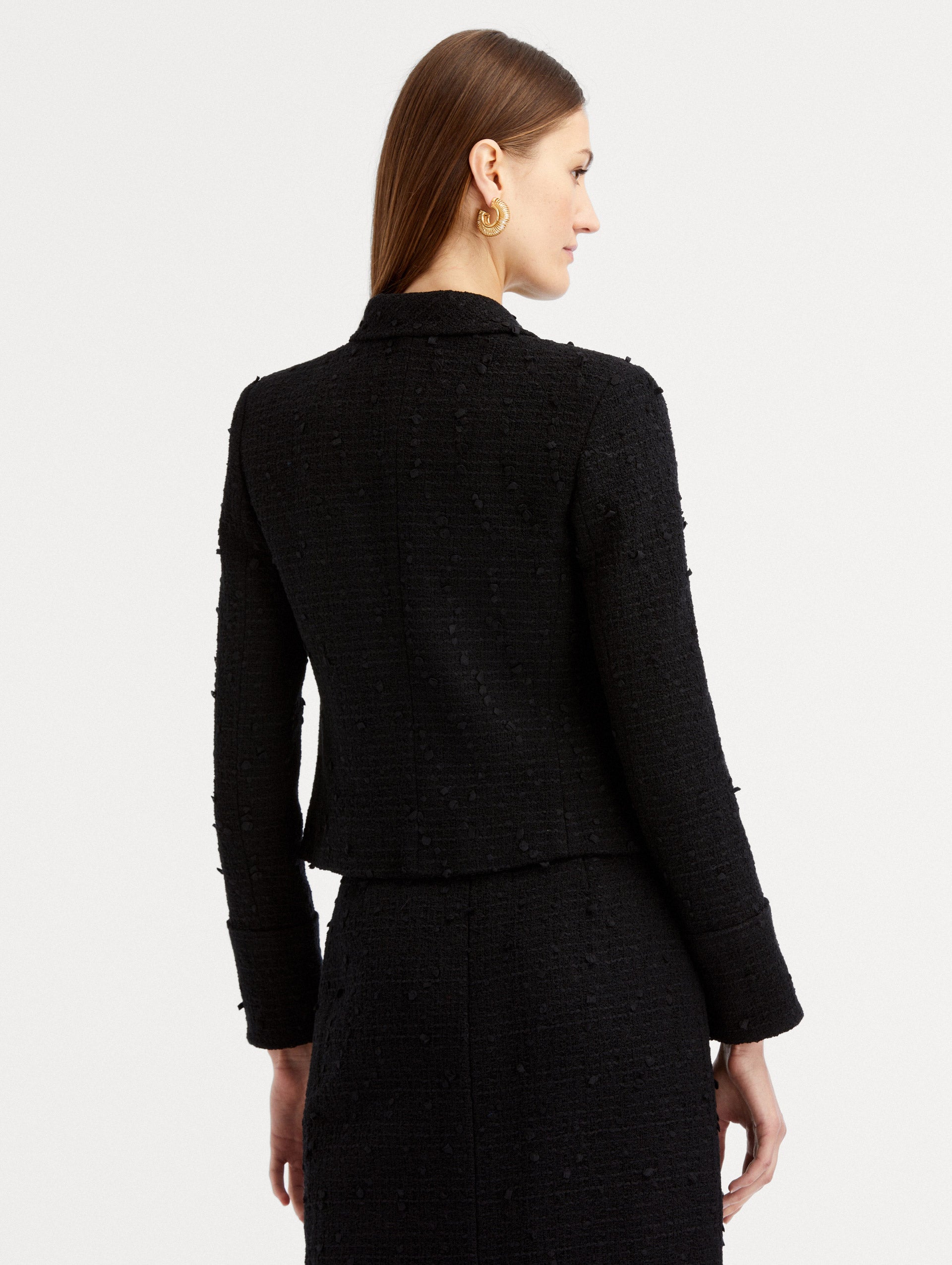 Oscar de la Renta Boucle Tweed Jacket