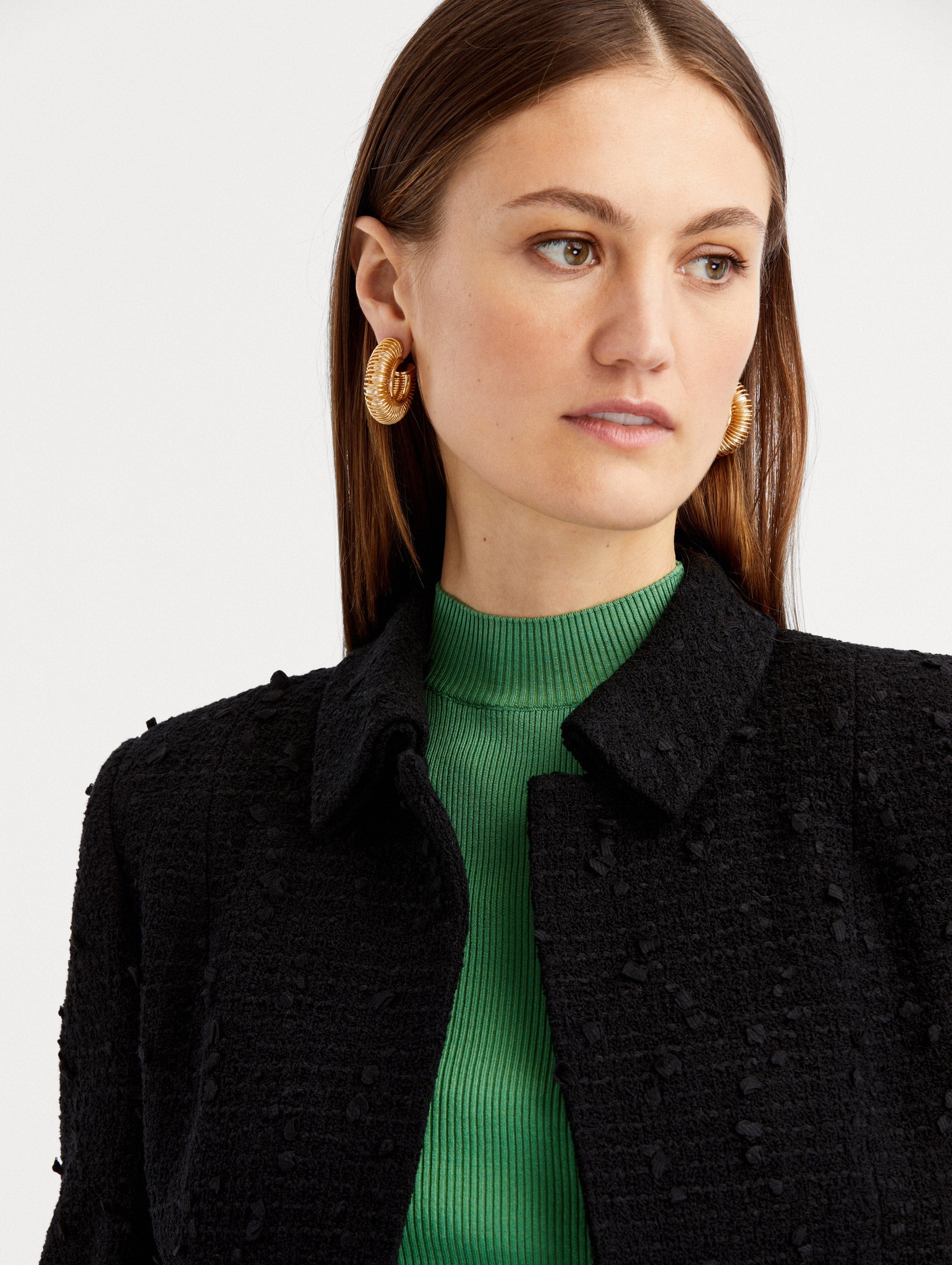 Oscar de la Renta Boucle Tweed Jacket