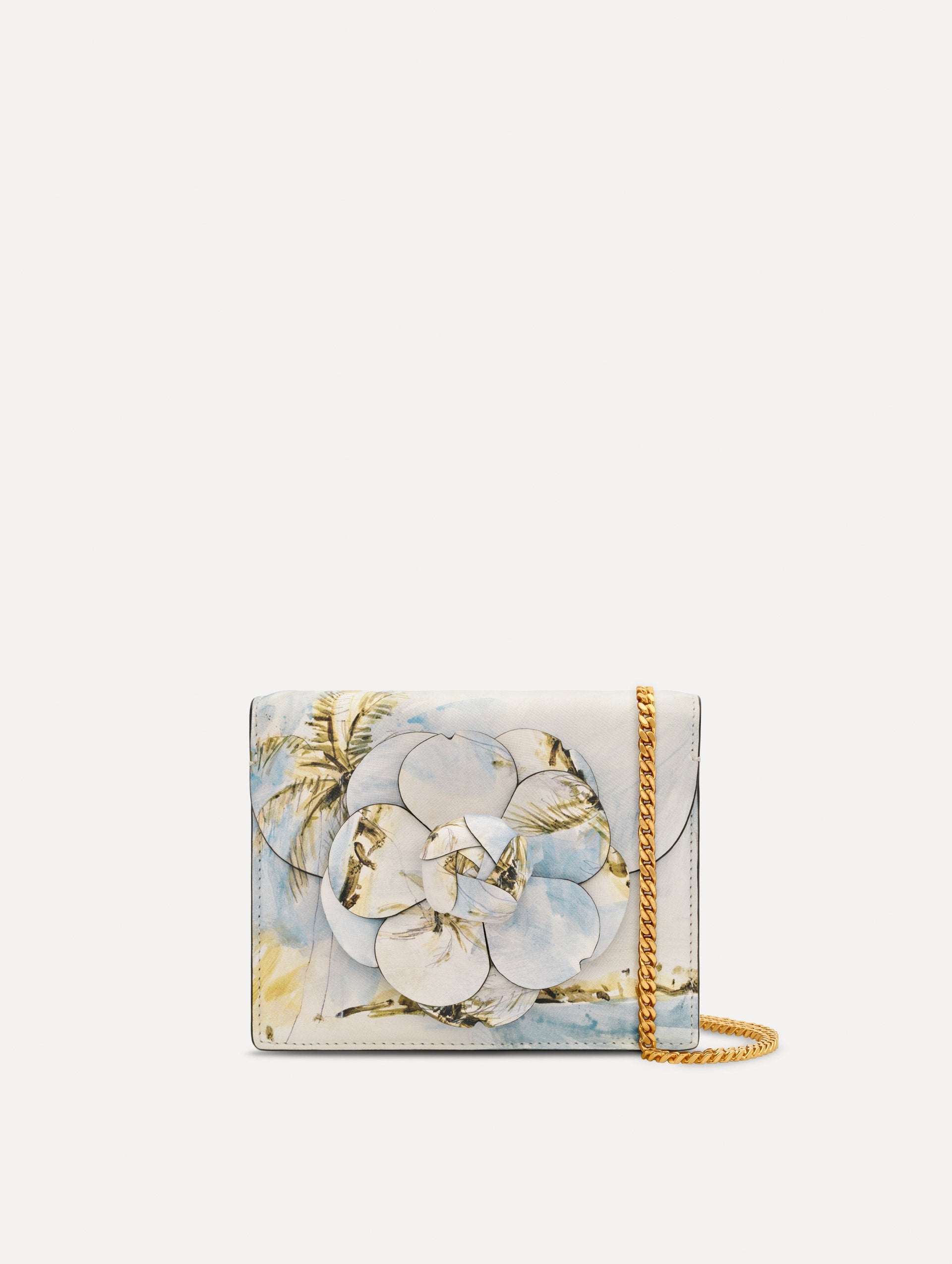 Oscar de la Renta Dominican Landscape Printed Mini TRO Bag