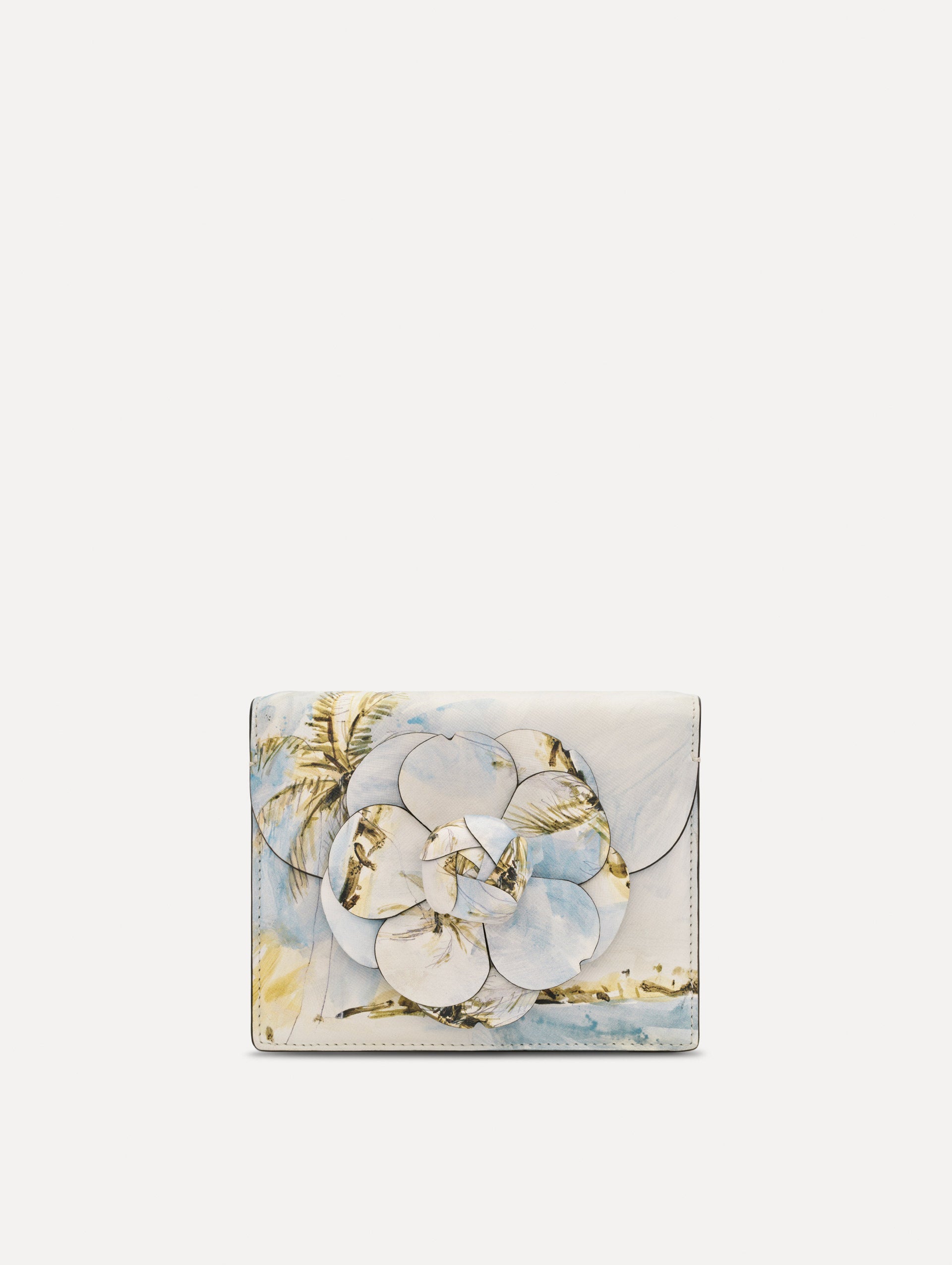 Oscar de la Renta Dominican Landscape Printed Mini TRO Bag