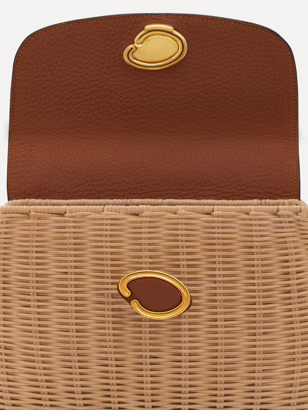 Oscar de la Renta The Mini Poppy in Wicker