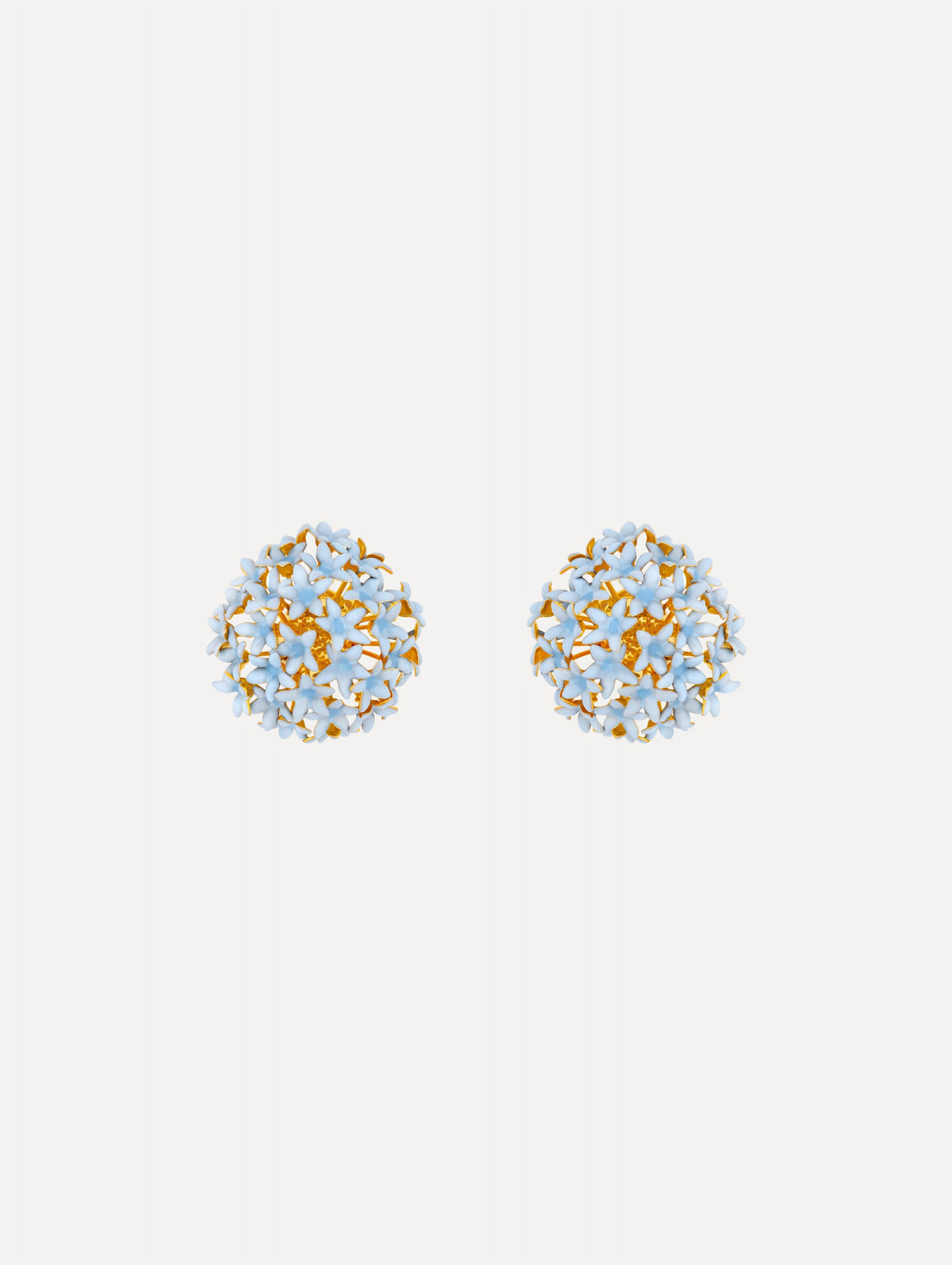 Oscar de la Renta Small Allium Pompom Clip-On Earrings