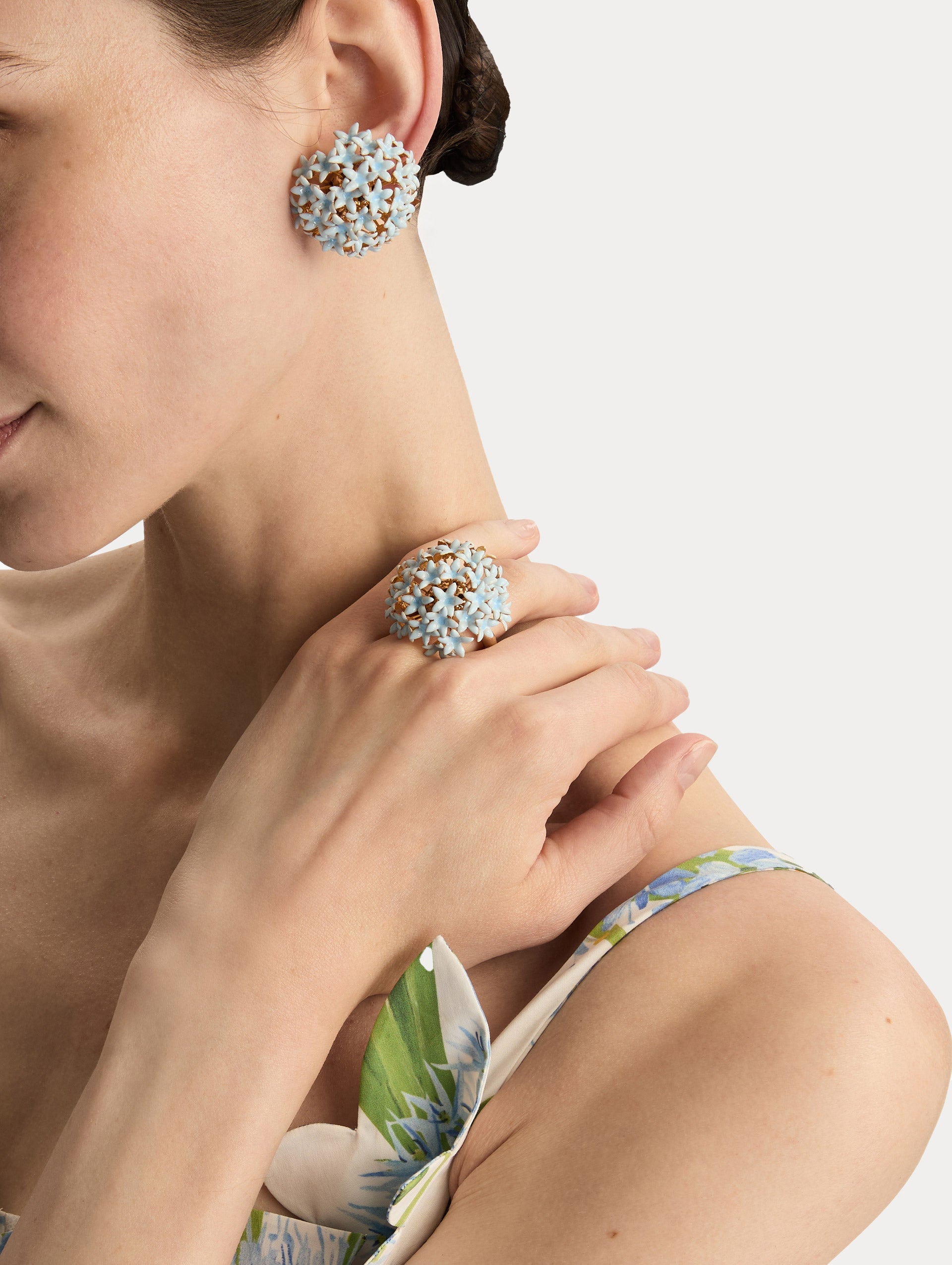 Oscar de la Renta Allium Pompom Ring