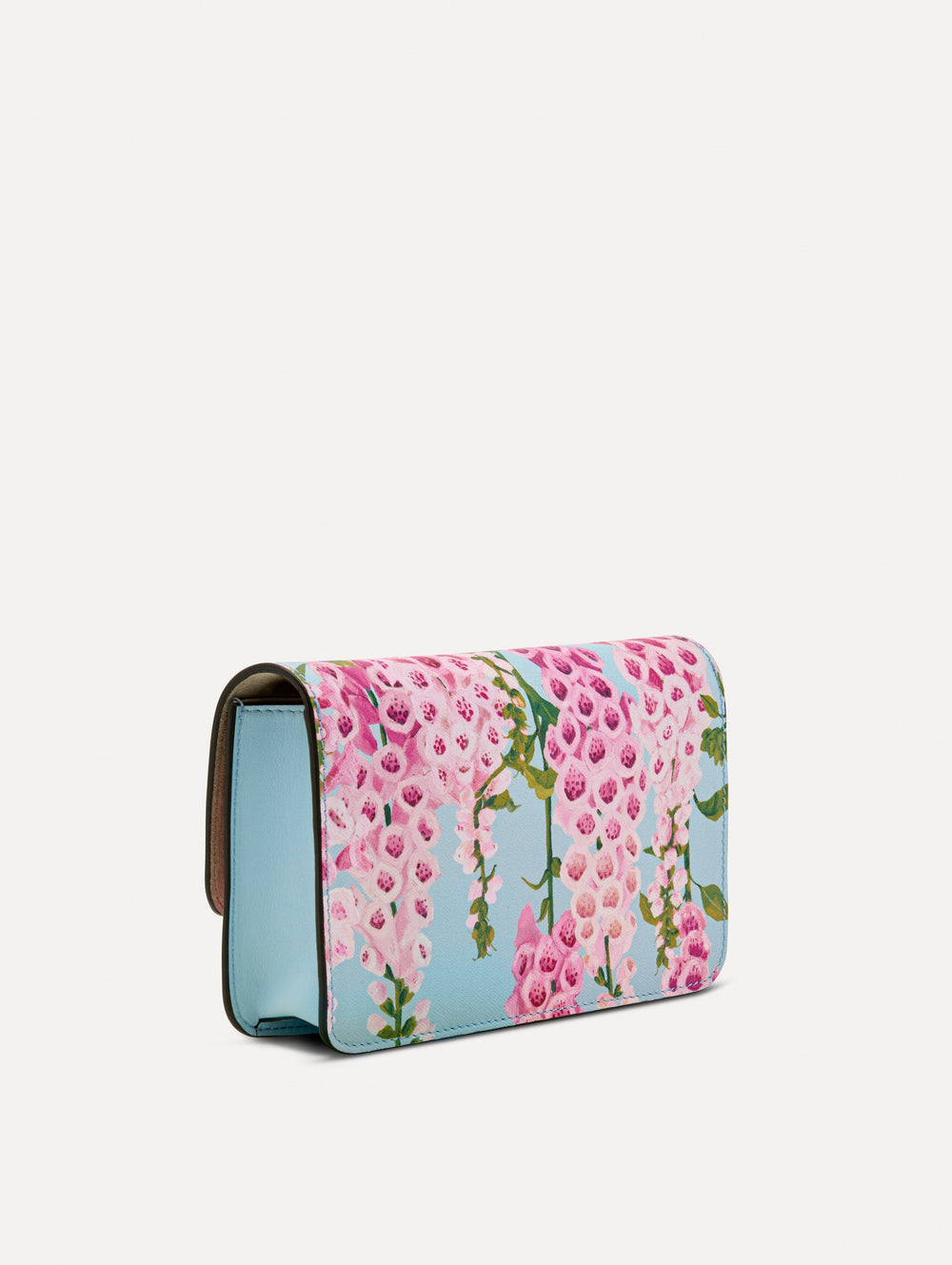 Oscar de la Renta Foxglove Printed O Pochette