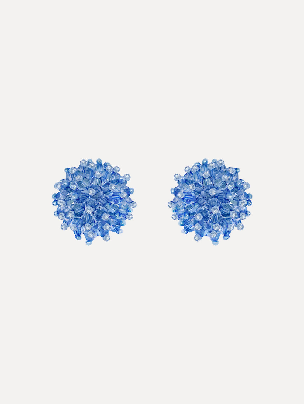 Oscar de la Renta Beaded Cluster Earrings