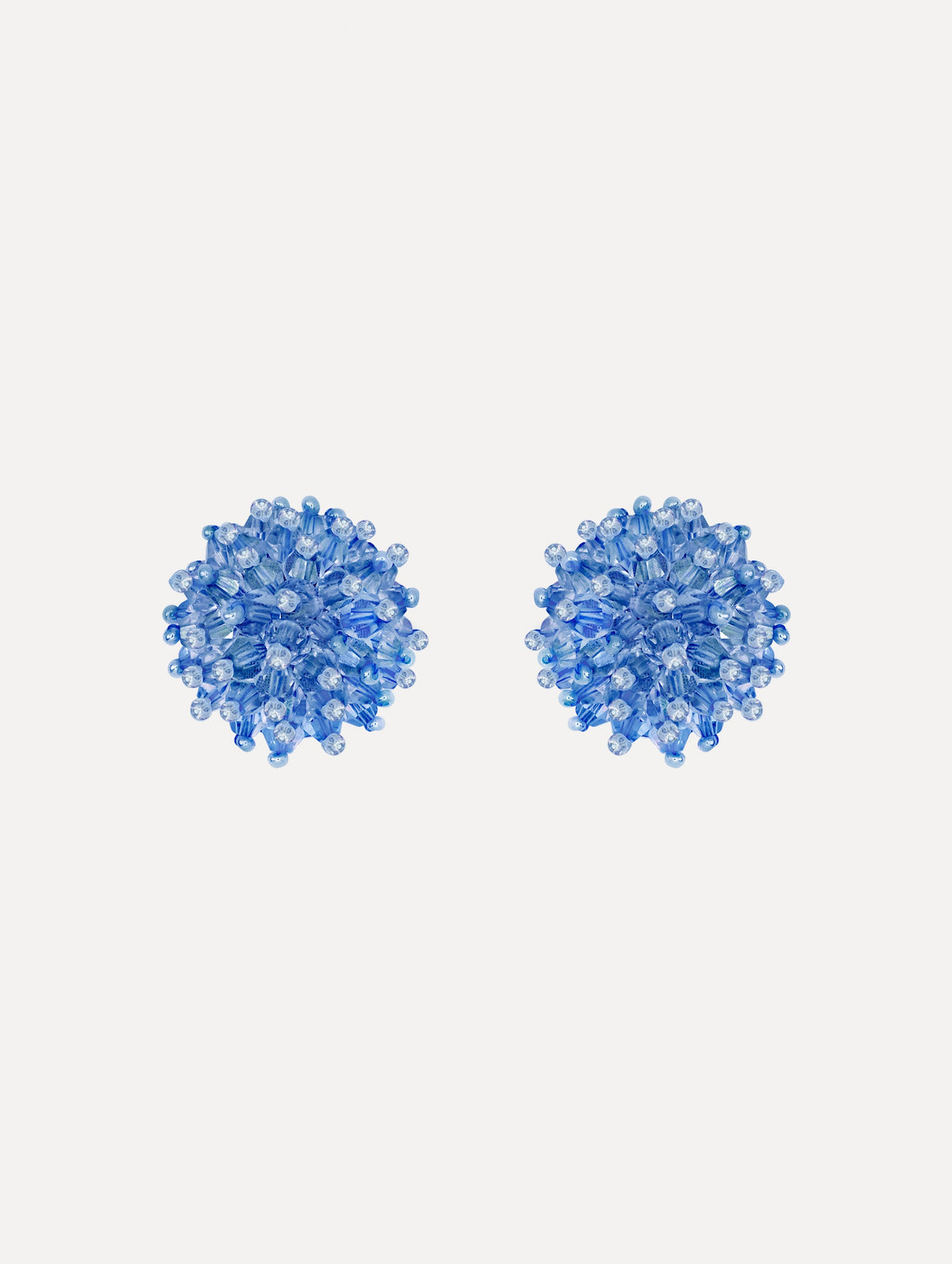 Oscar de la Renta Beaded Cluster Earrings