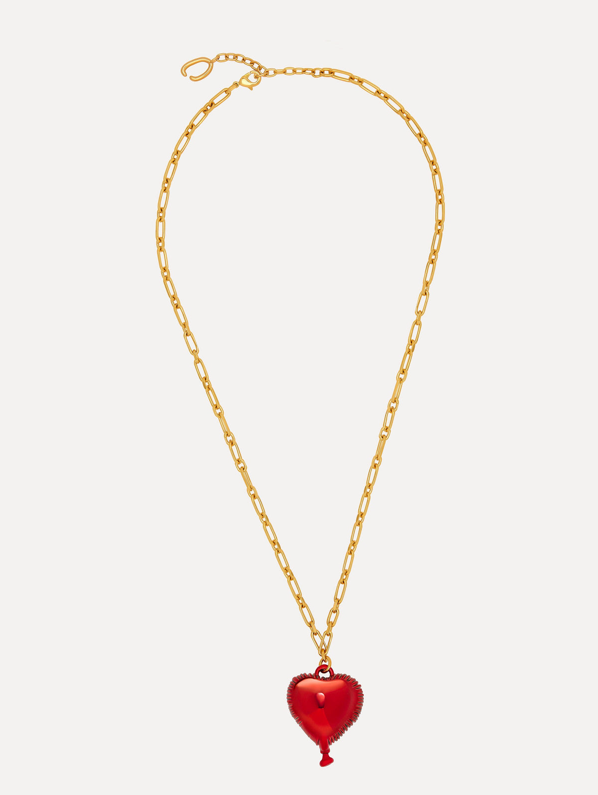 Oscar de la Renta Heart Balloon Pendant Necklace