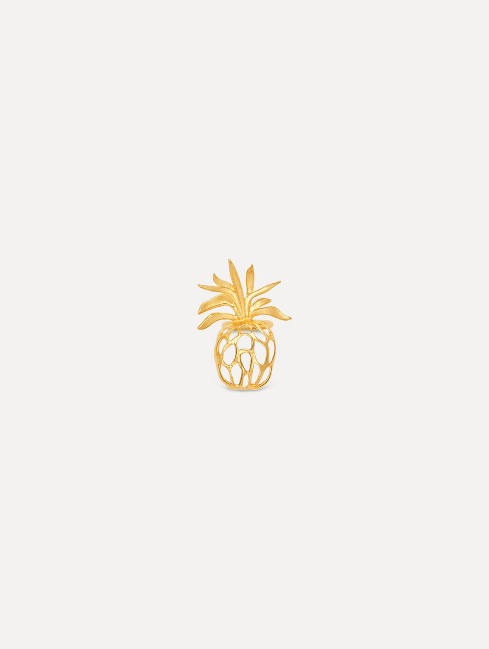 Oscar de la Renta Openwork Pineapple Ring