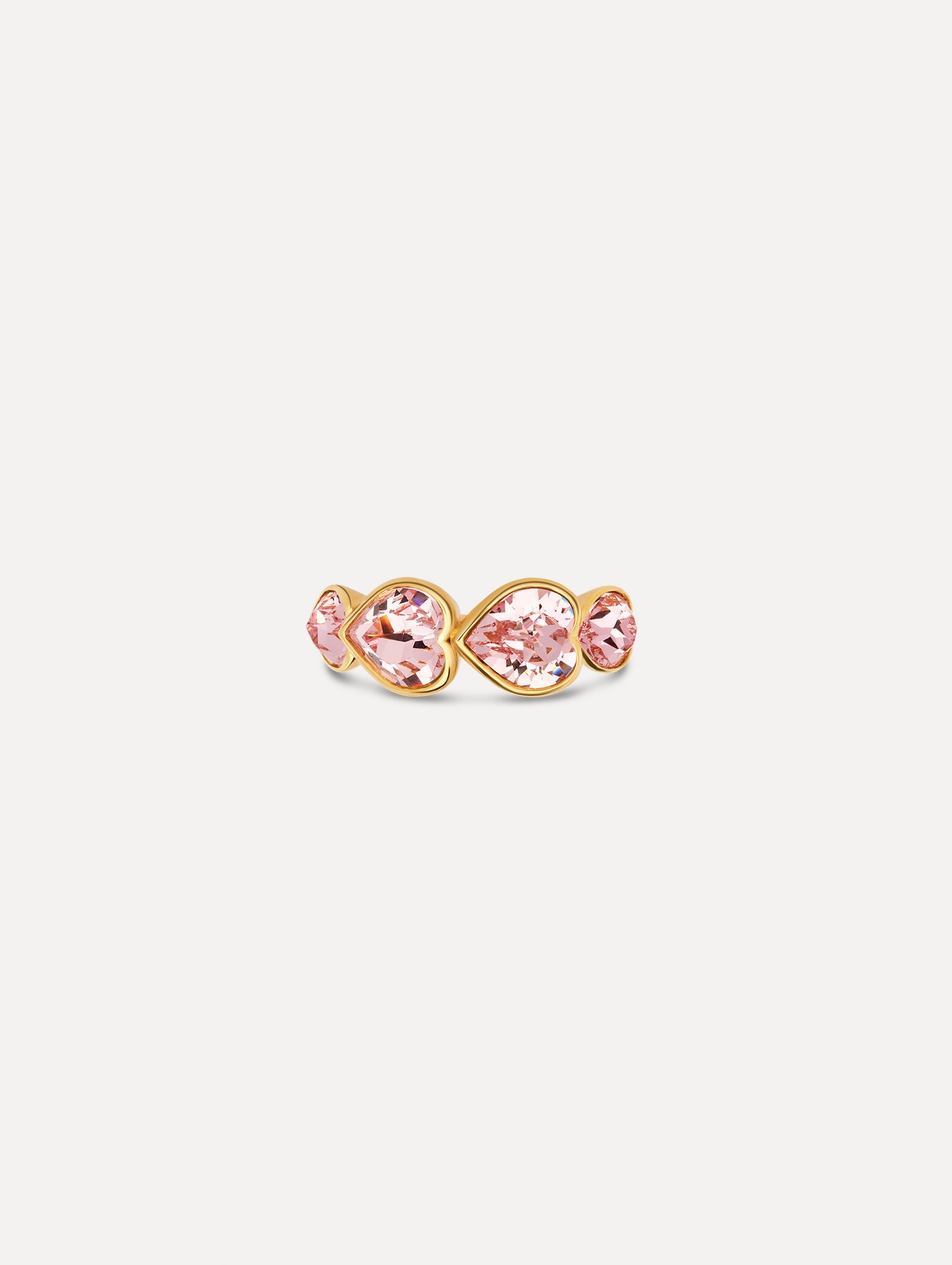 Oscar de la Renta Crystal Heart Ring