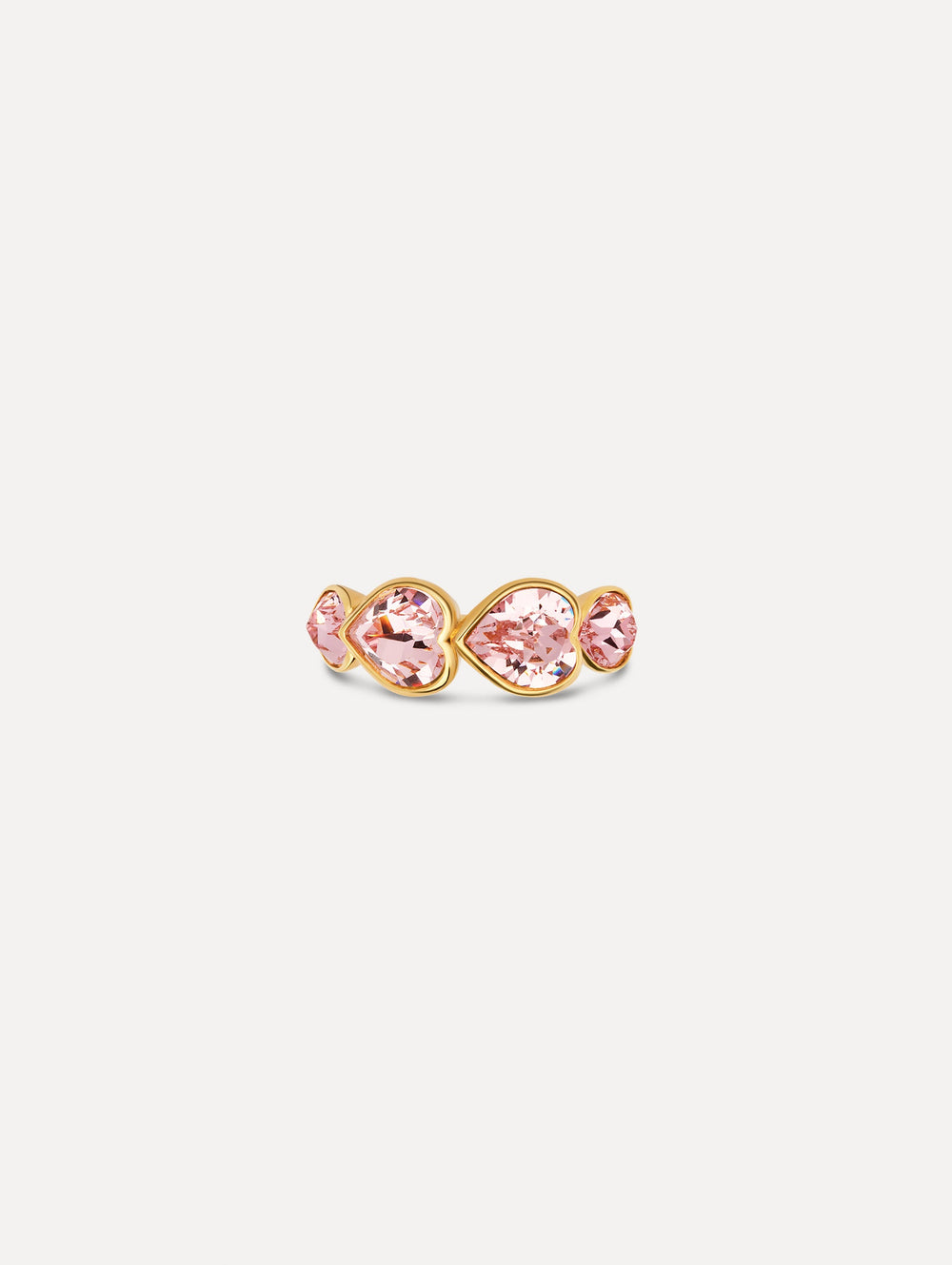 Oscar de la Renta Crystal Heart Ring