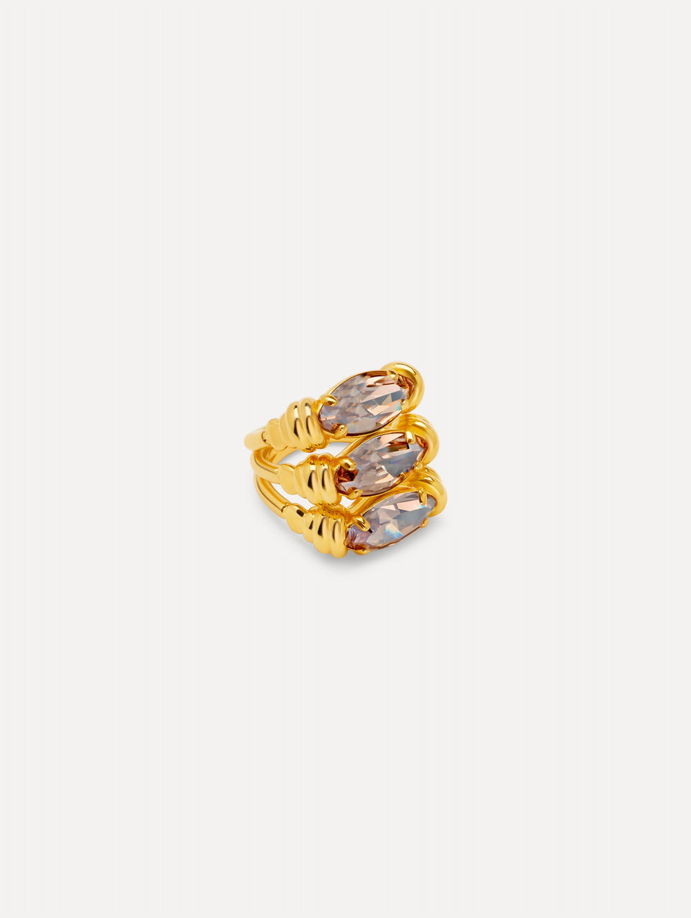 Oscar de la Renta Triple Navette Ring