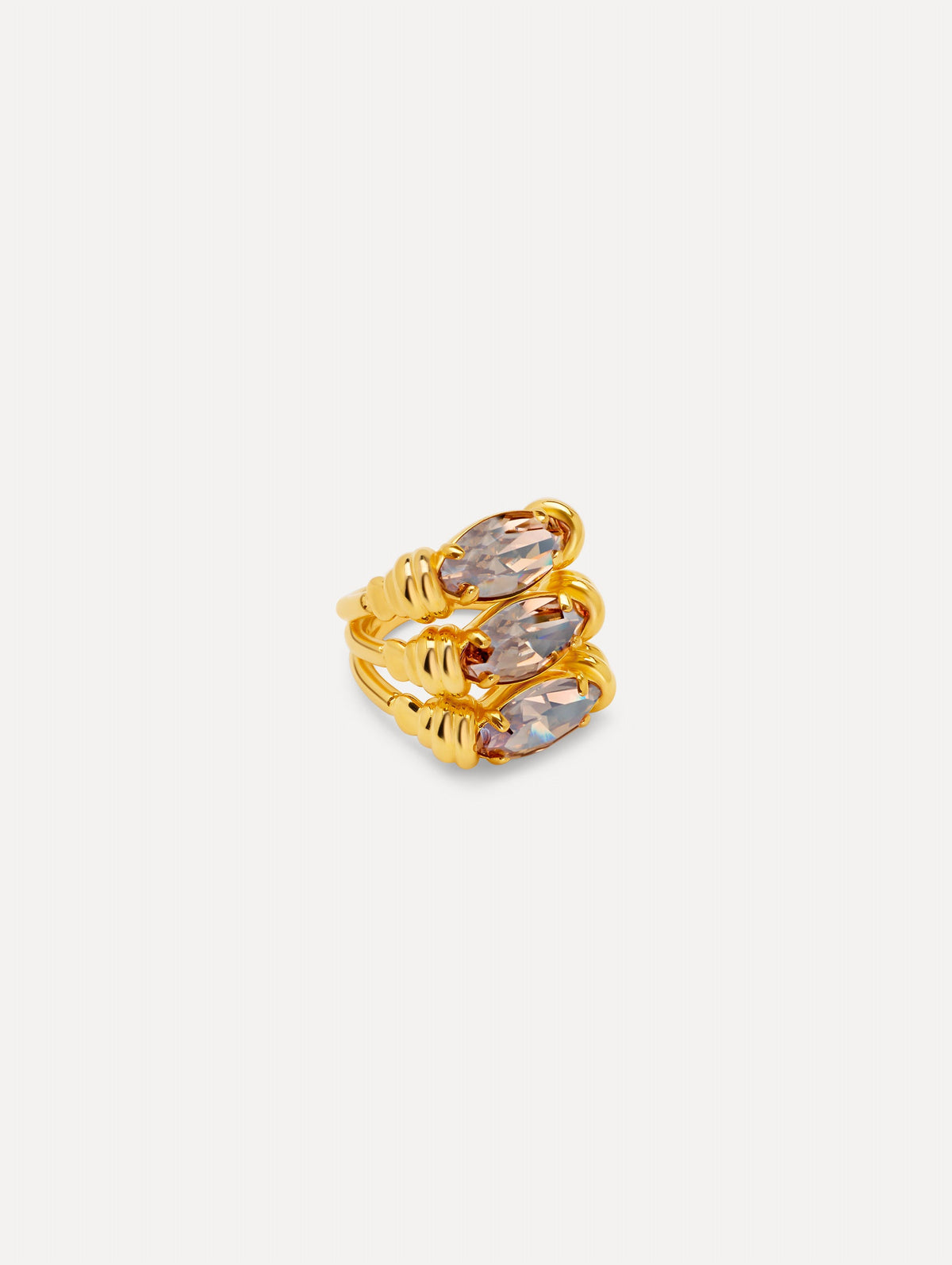 Oscar de la Renta Triple Navette Ring