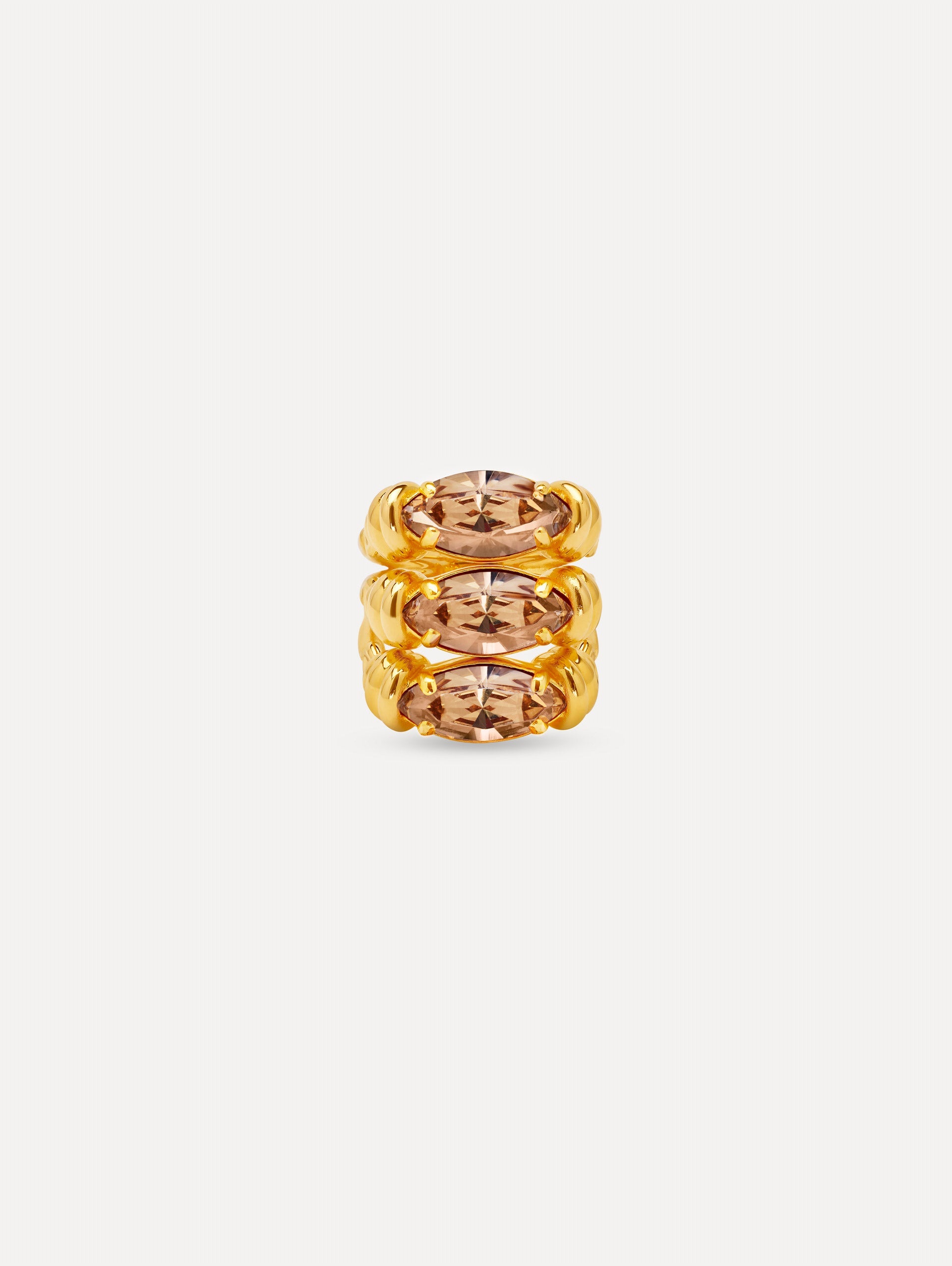 Oscar de la Renta Triple Navette Ring