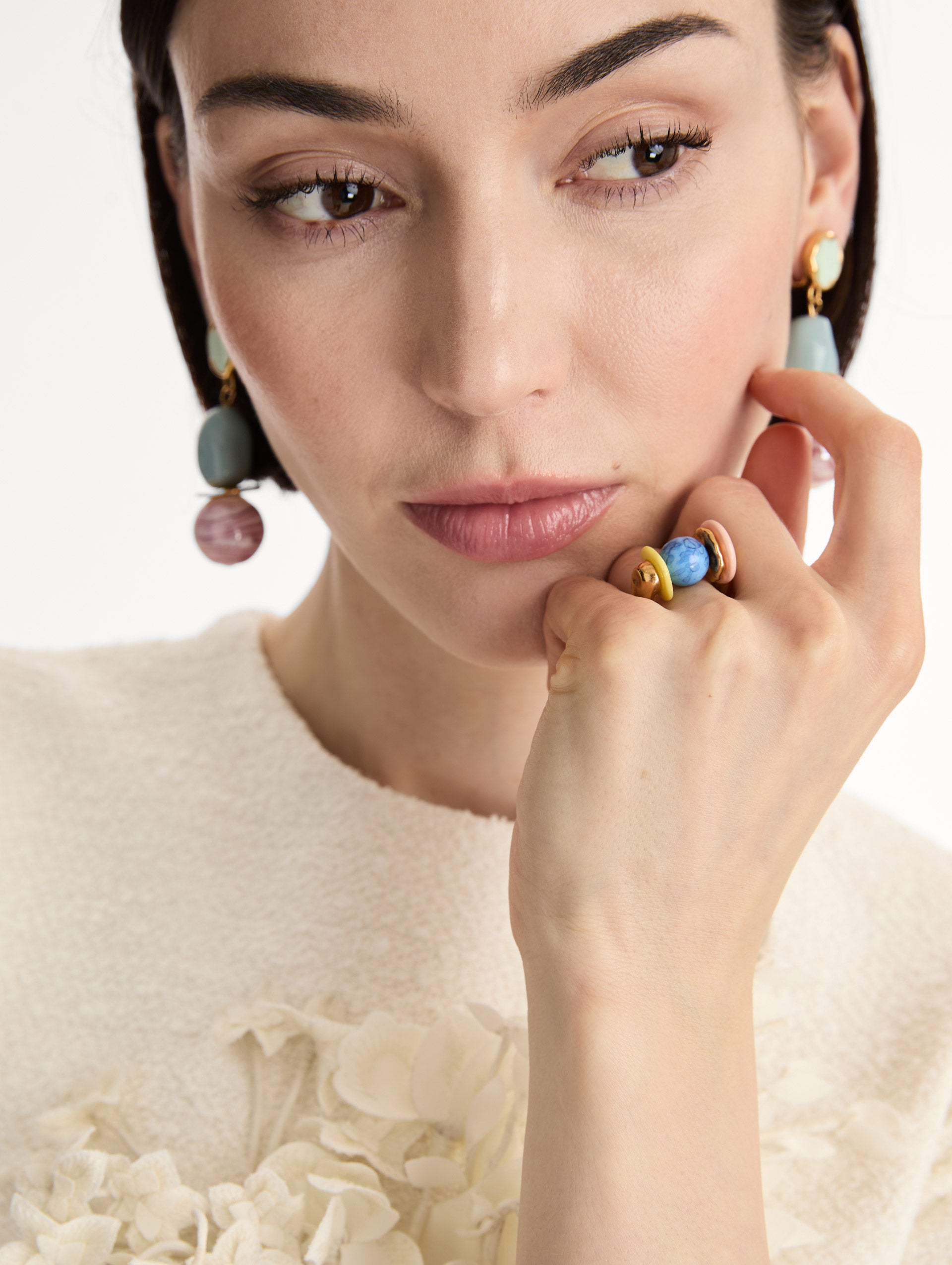Oscar de la Renta Sea Glass Ring