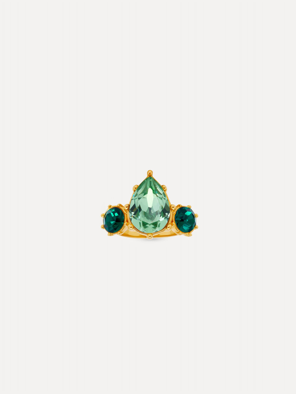 Oscar de la Renta Faceted Crystal Ring