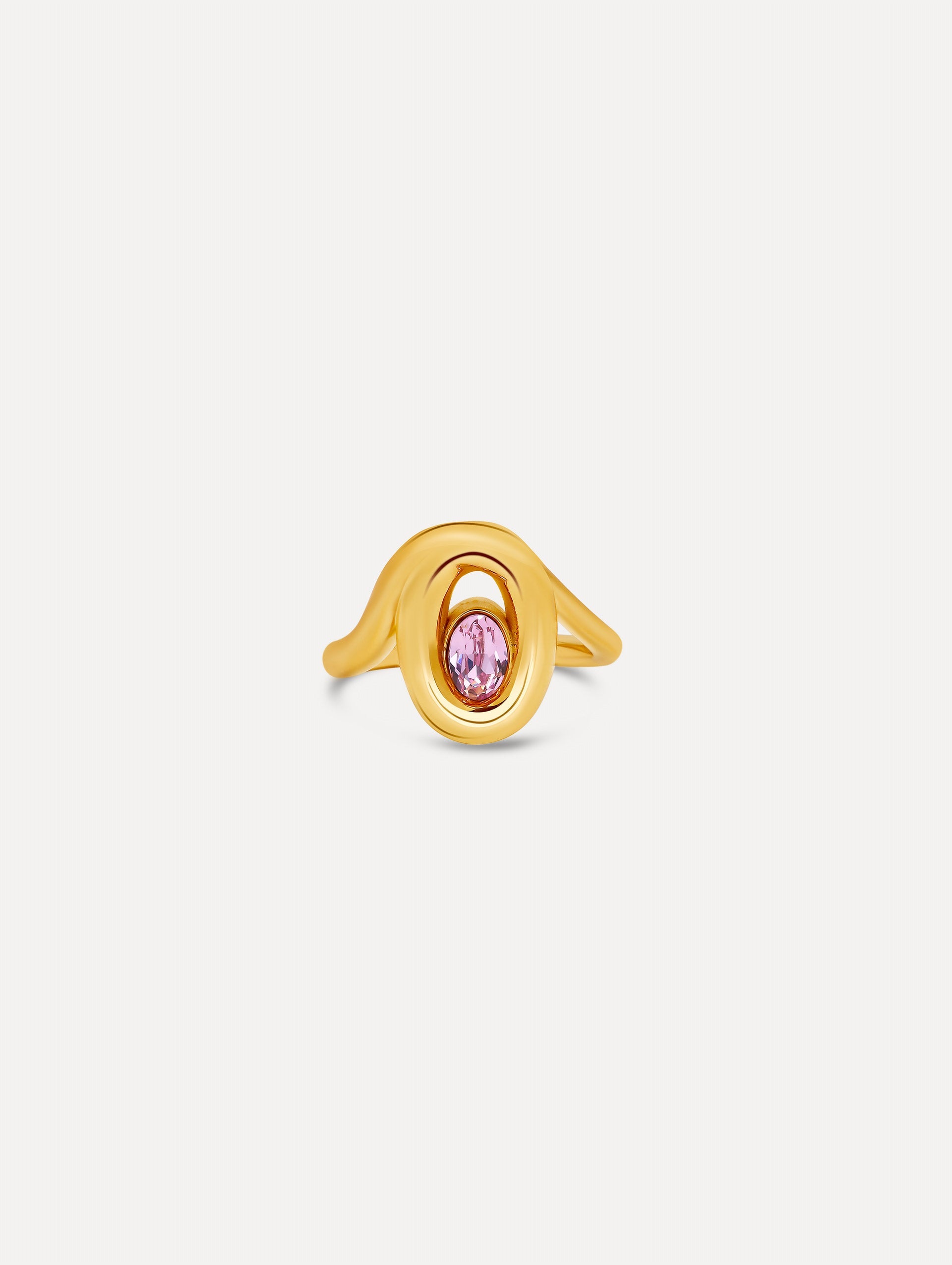 Oscar de la Renta Looped Oval Ring