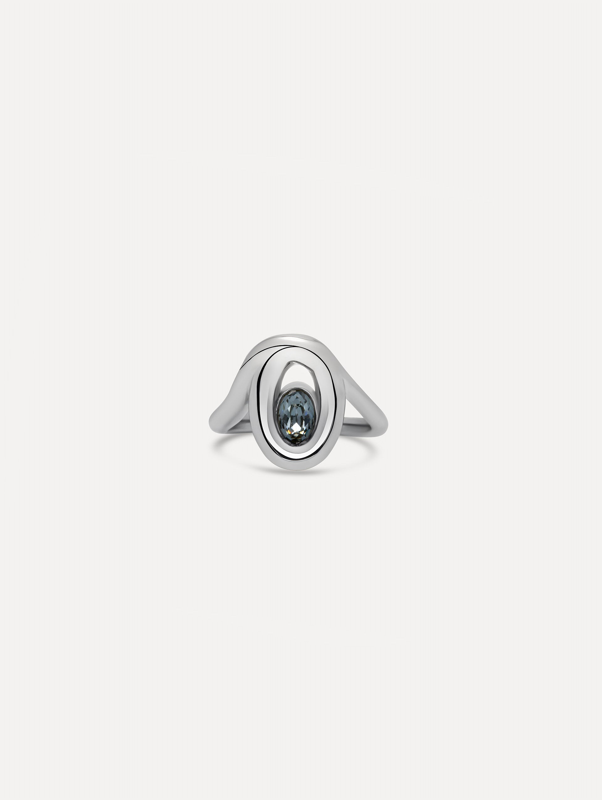 Oscar de la Renta Looped Oval Ring