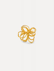 Oscar de la Renta Threaded Flower Ring