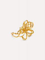 Oscar de la Renta Threaded Flower Cuff Bracelet