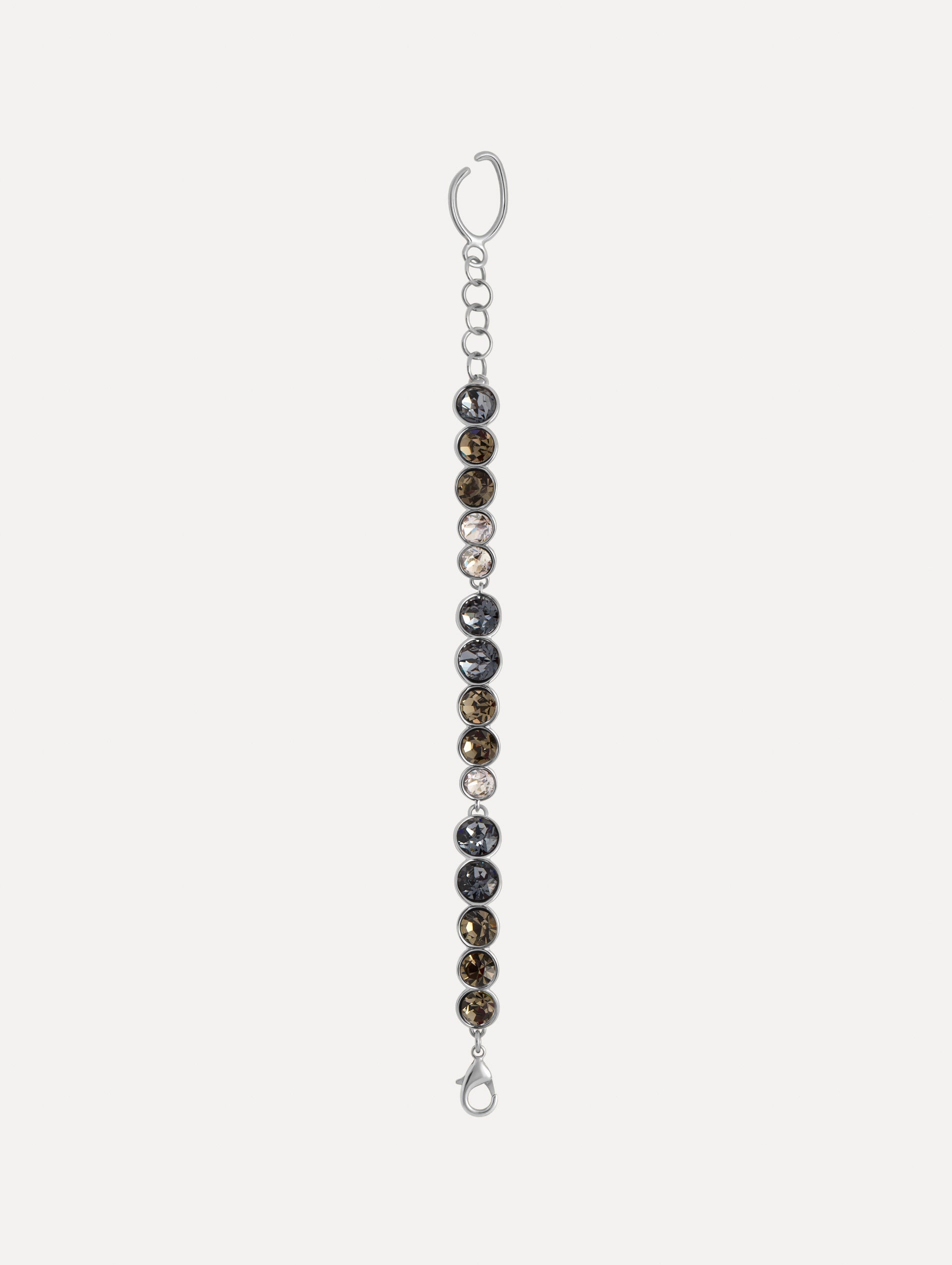 Oscar de la Renta Gradient Rhinestone Strand Bracelet