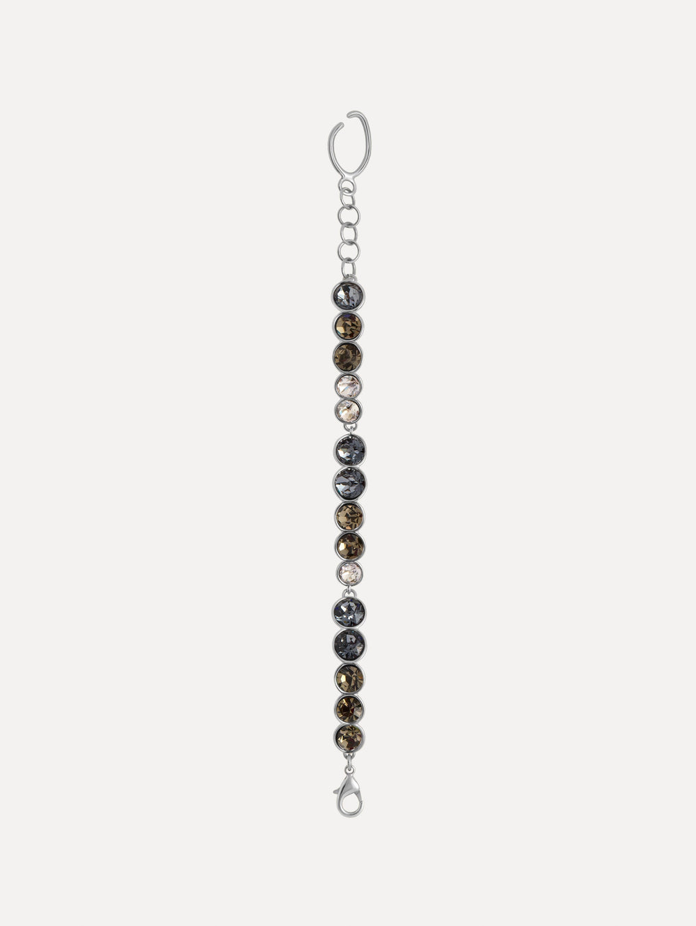 Oscar de la Renta Gradient Rhinestone Strand Bracelet