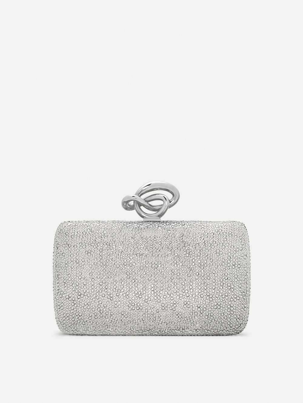 Oscar de la Renta Crystal Pavé Knot Minaudière