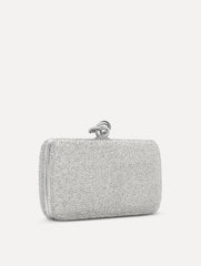 Oscar de la Renta Crystal Pavé Knot Minaudière