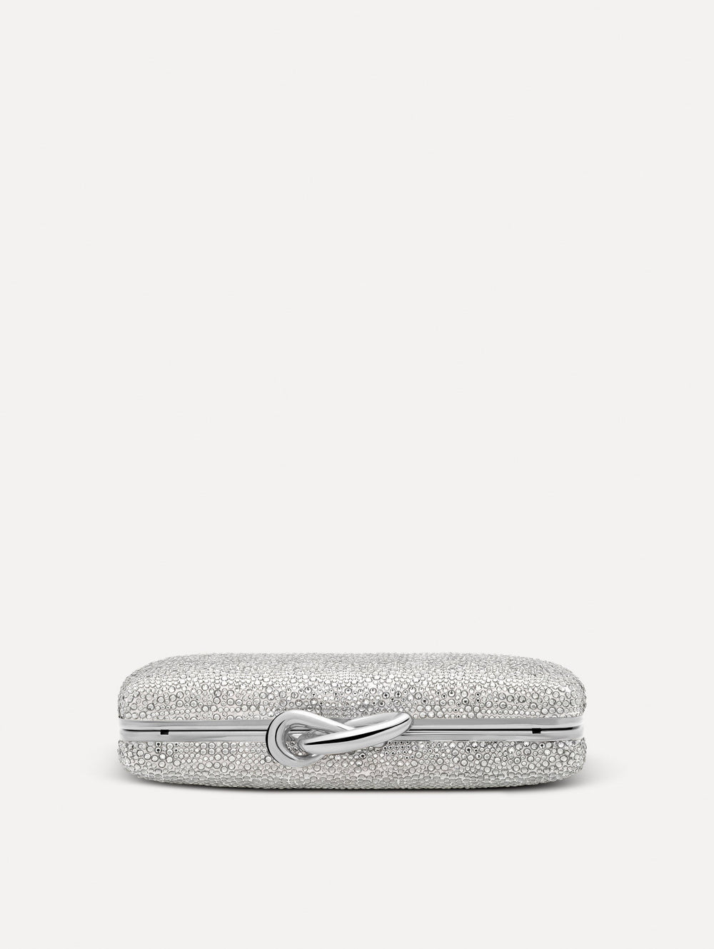 Oscar de la Renta Crystal Pavé Knot Minaudière