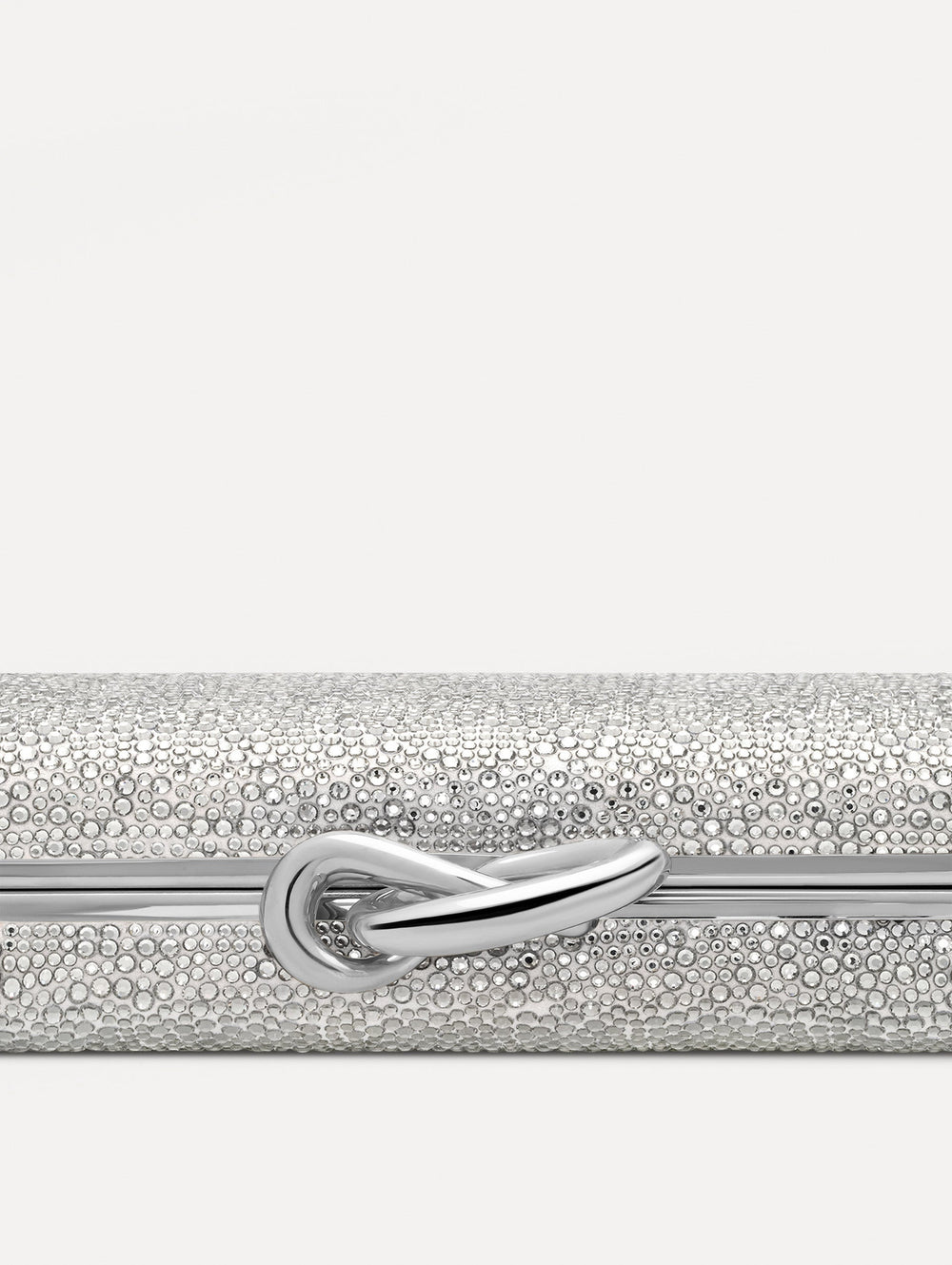 Oscar de la Renta Crystal Pavé Knot Minaudière