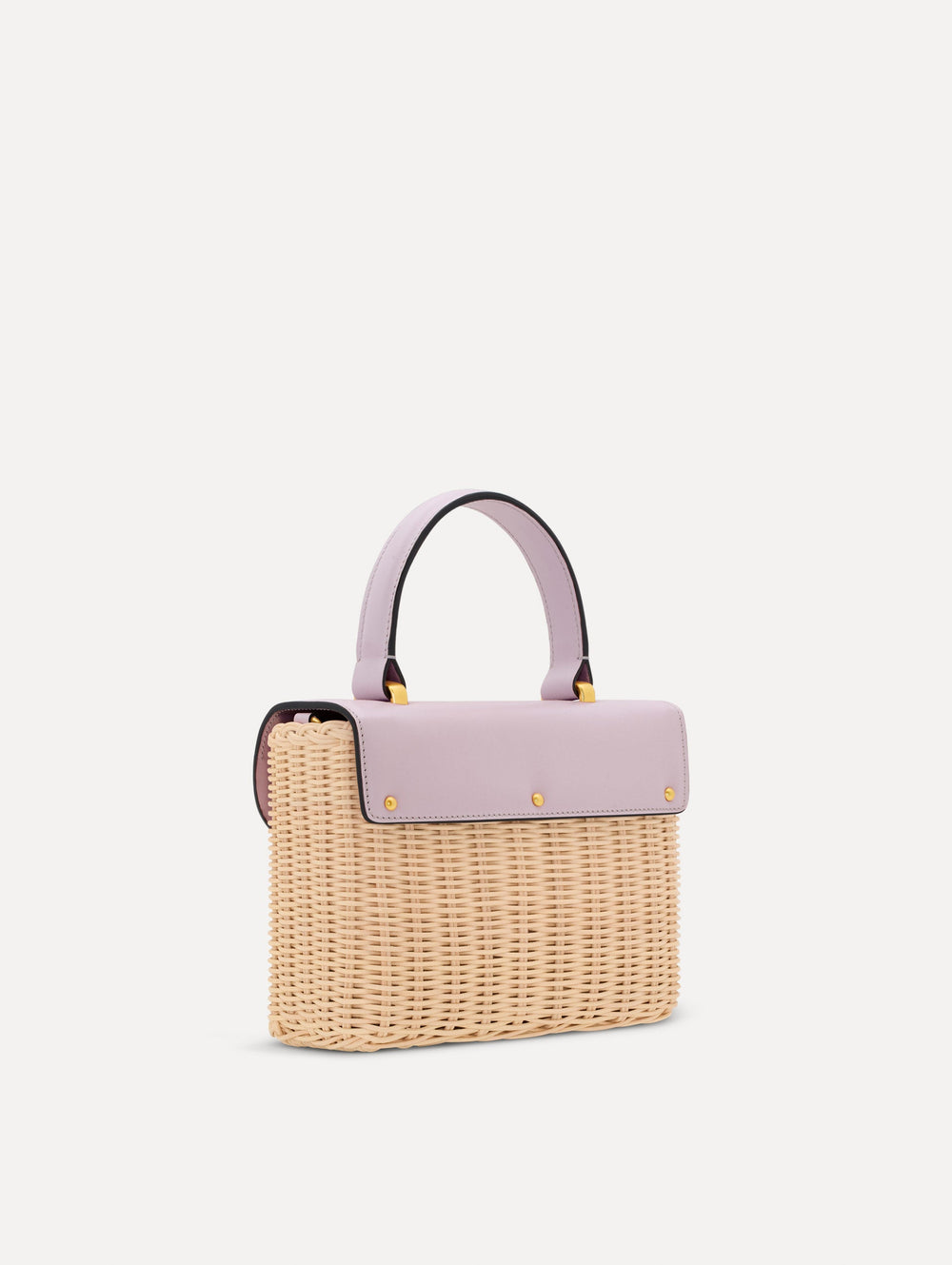 Oscar de la Renta Wicker Mini TRO Bag