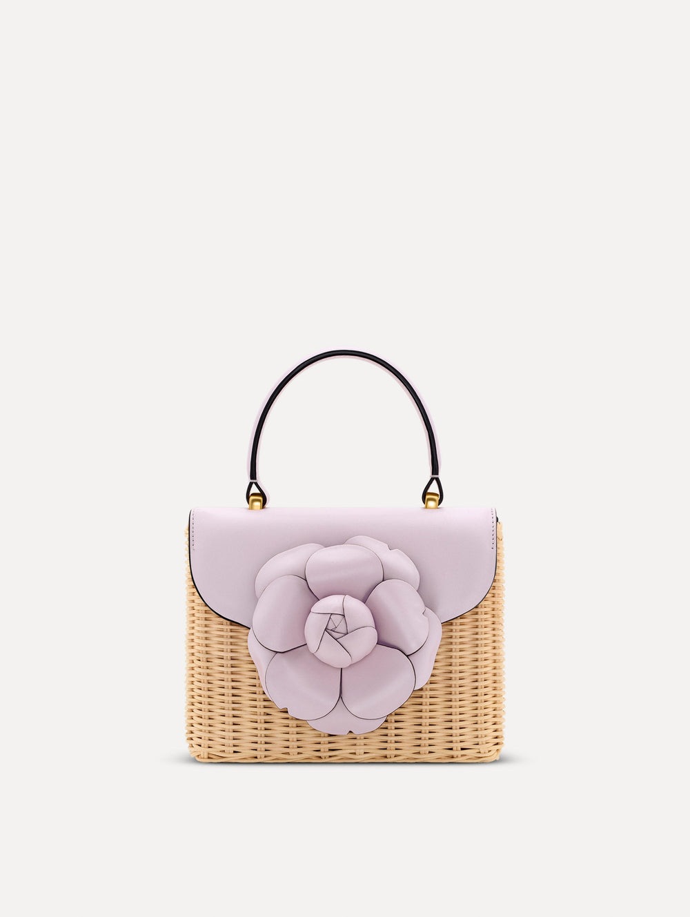 Oscar de la Renta Wicker Mini TRO Bag