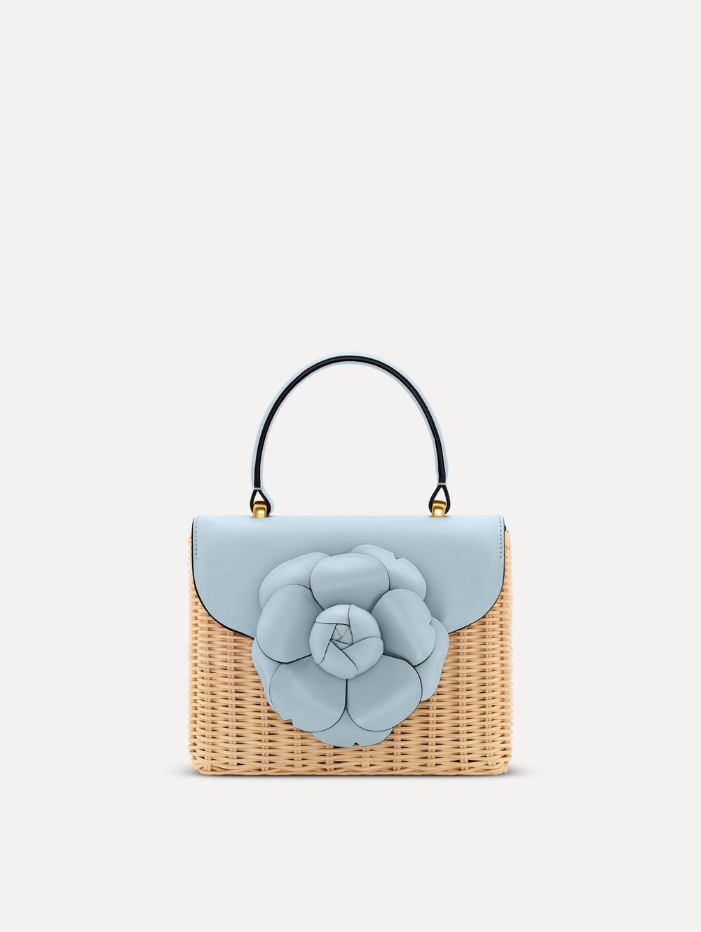 Oscar de la Renta Wicker Mini TRO Bag