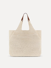 Oscar de la Renta The Topaz in Crochet Raffia