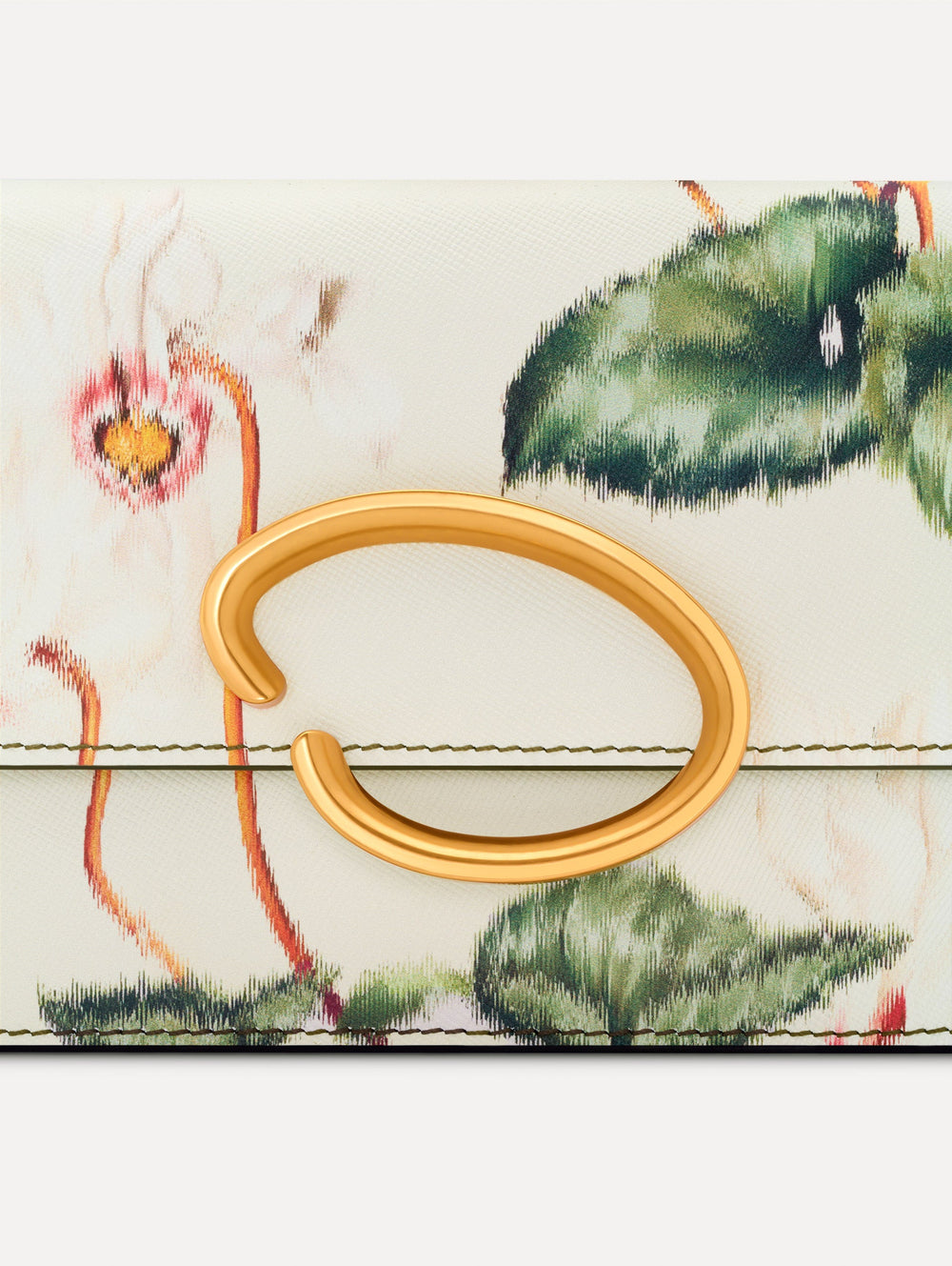 Oscar de la Renta Cyclamen-Printed O Pochette