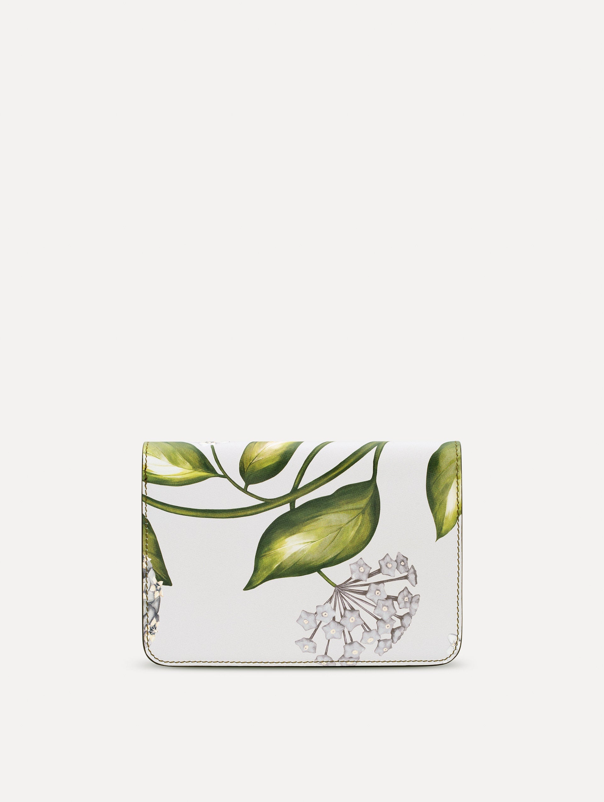 Oscar de la Renta Porcelain Flower-Printed O Pochette