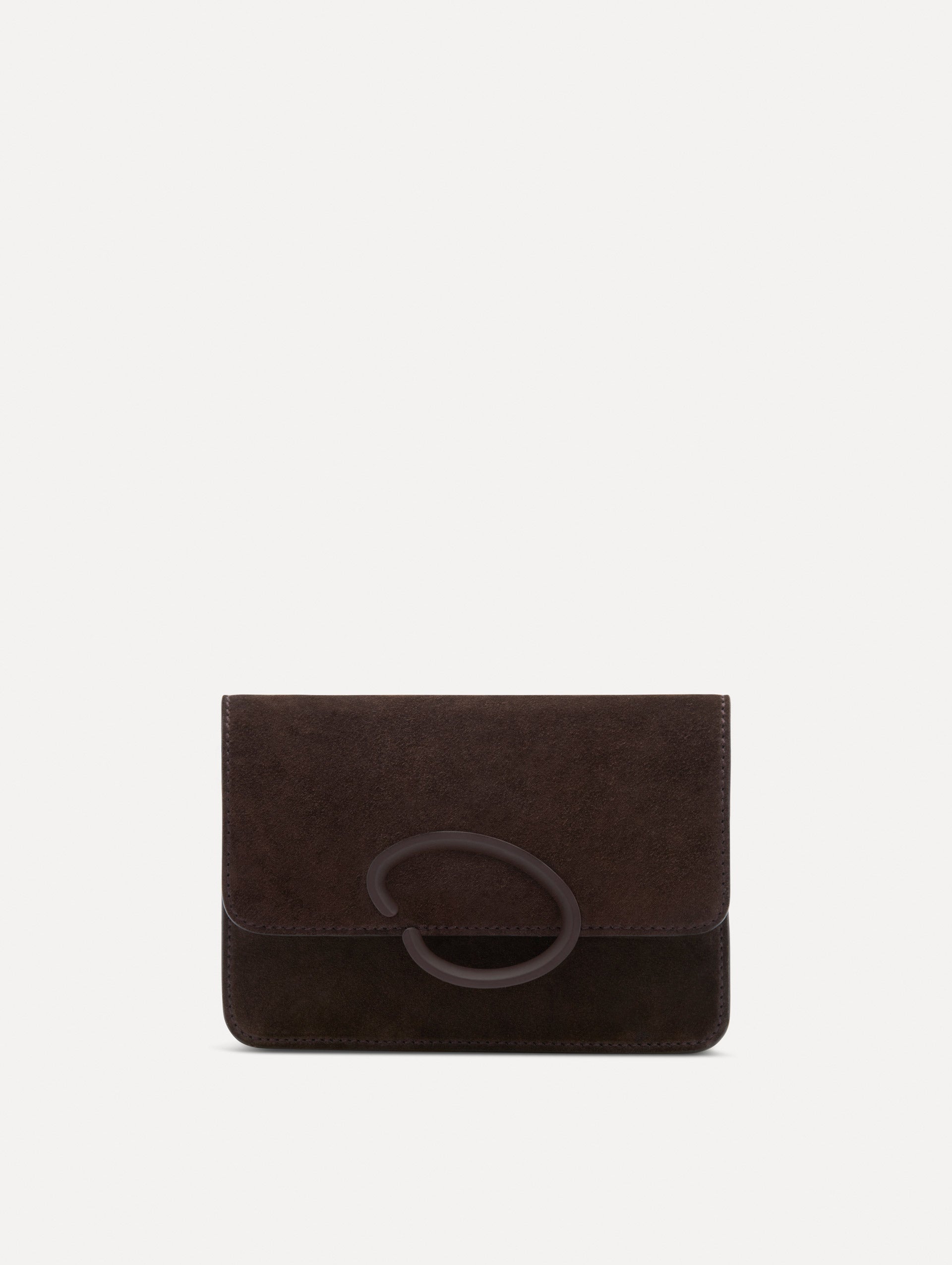 Oscar de la Renta O Pochette in Suede