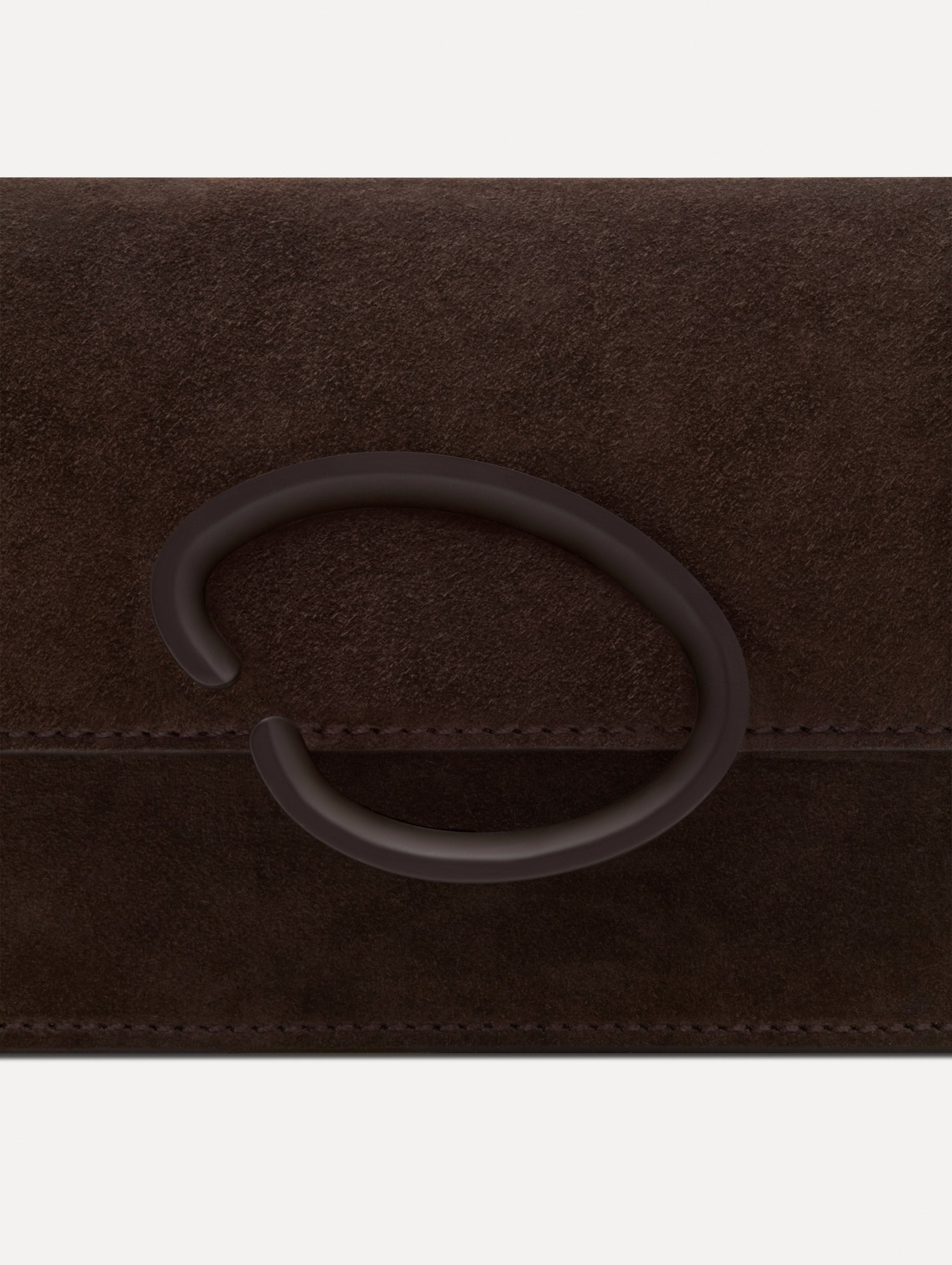 Oscar de la Renta O Pochette in Suede