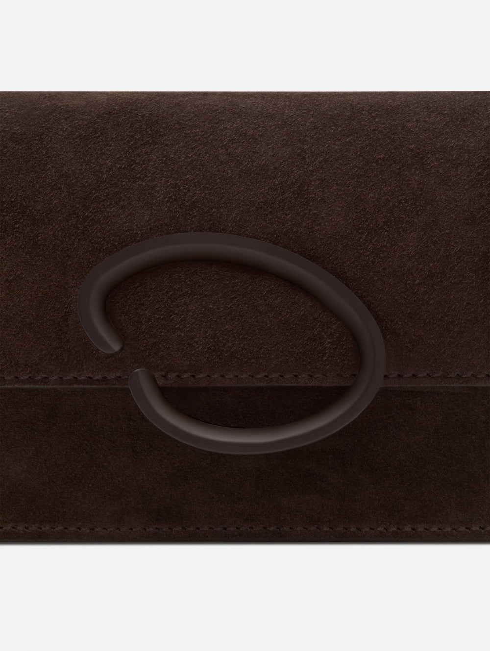 Oscar de la Renta O Pochette in Suede